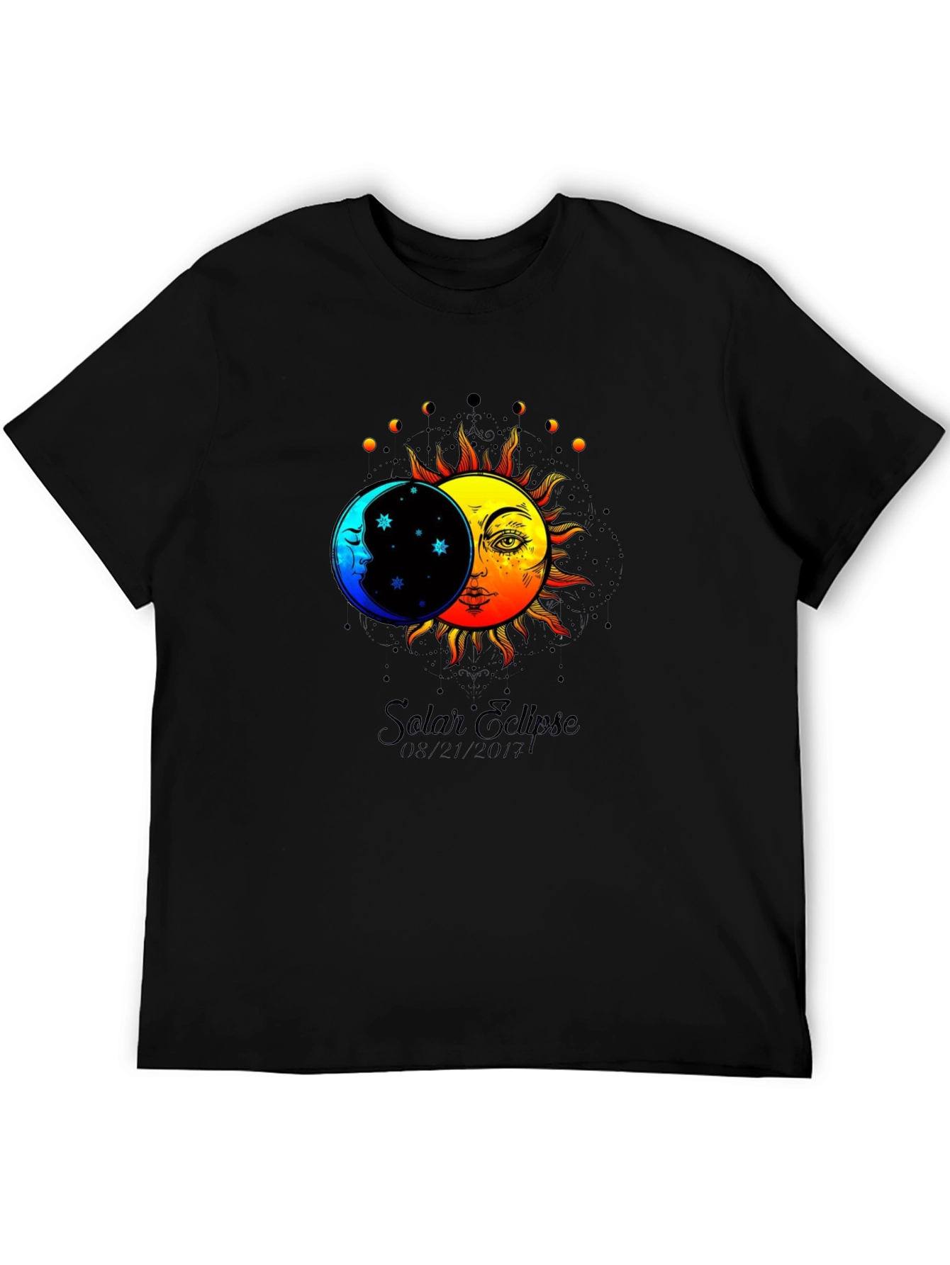 Solar Eclipse Graphic Tee - Black T-Shirt