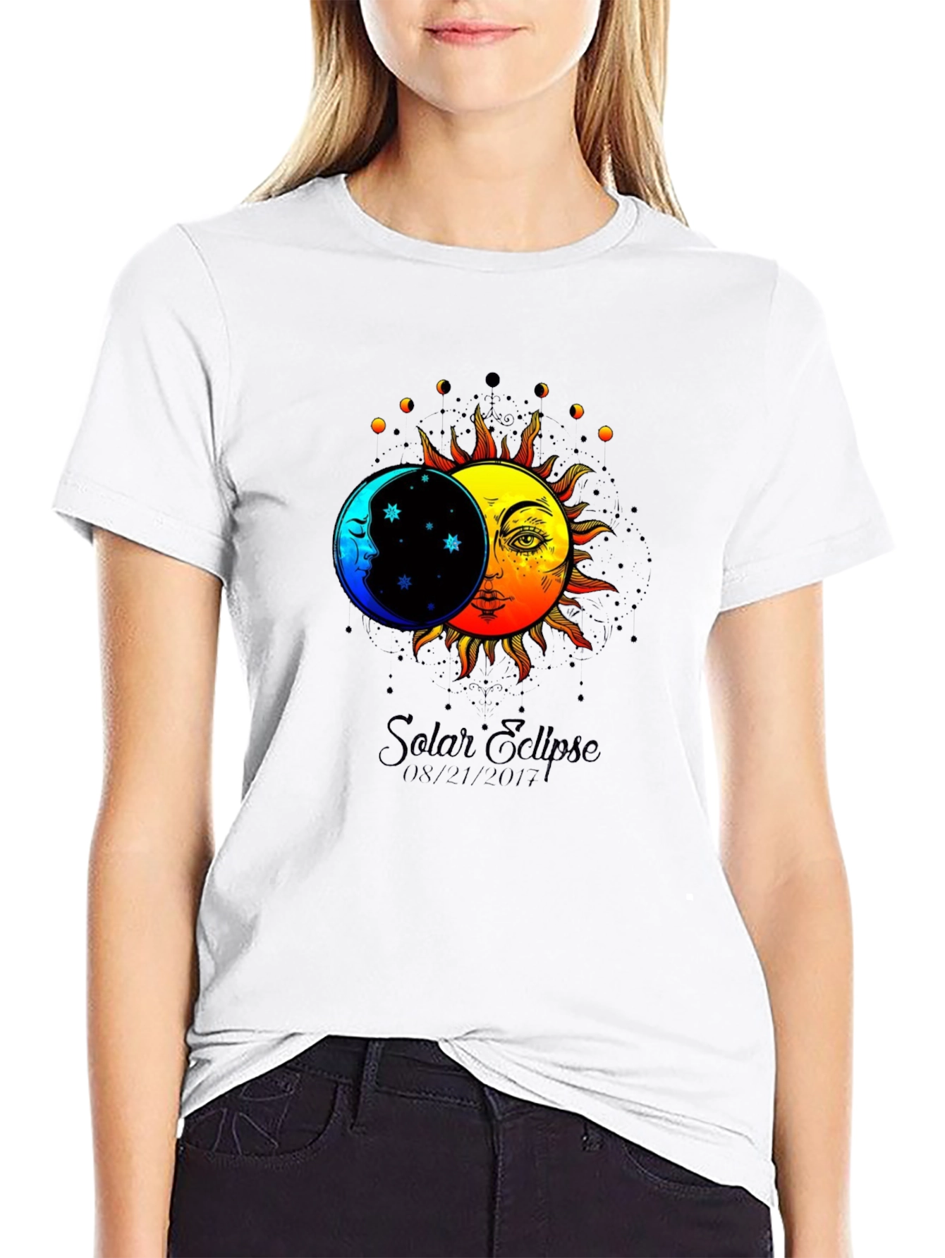 Solar Eclipse Graphic Tee - Black T-Shirt