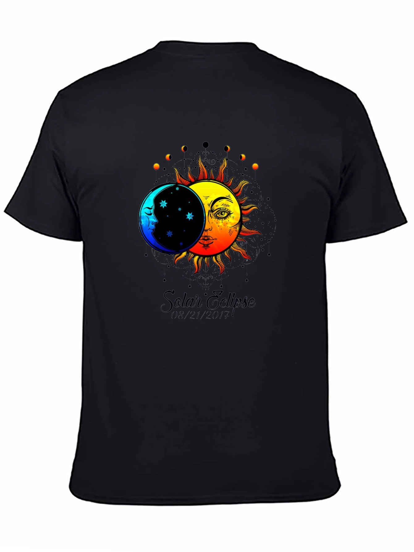 Solar Eclipse Graphic Tee - Black T-Shirt