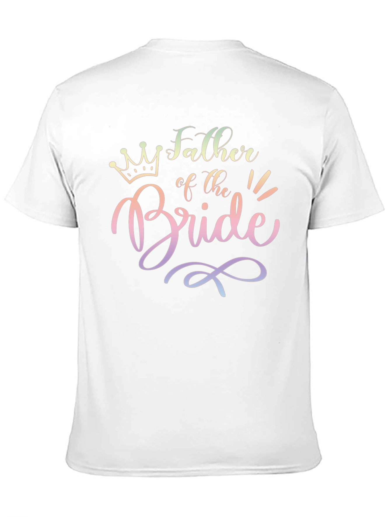 Father of the Bride Black Tee