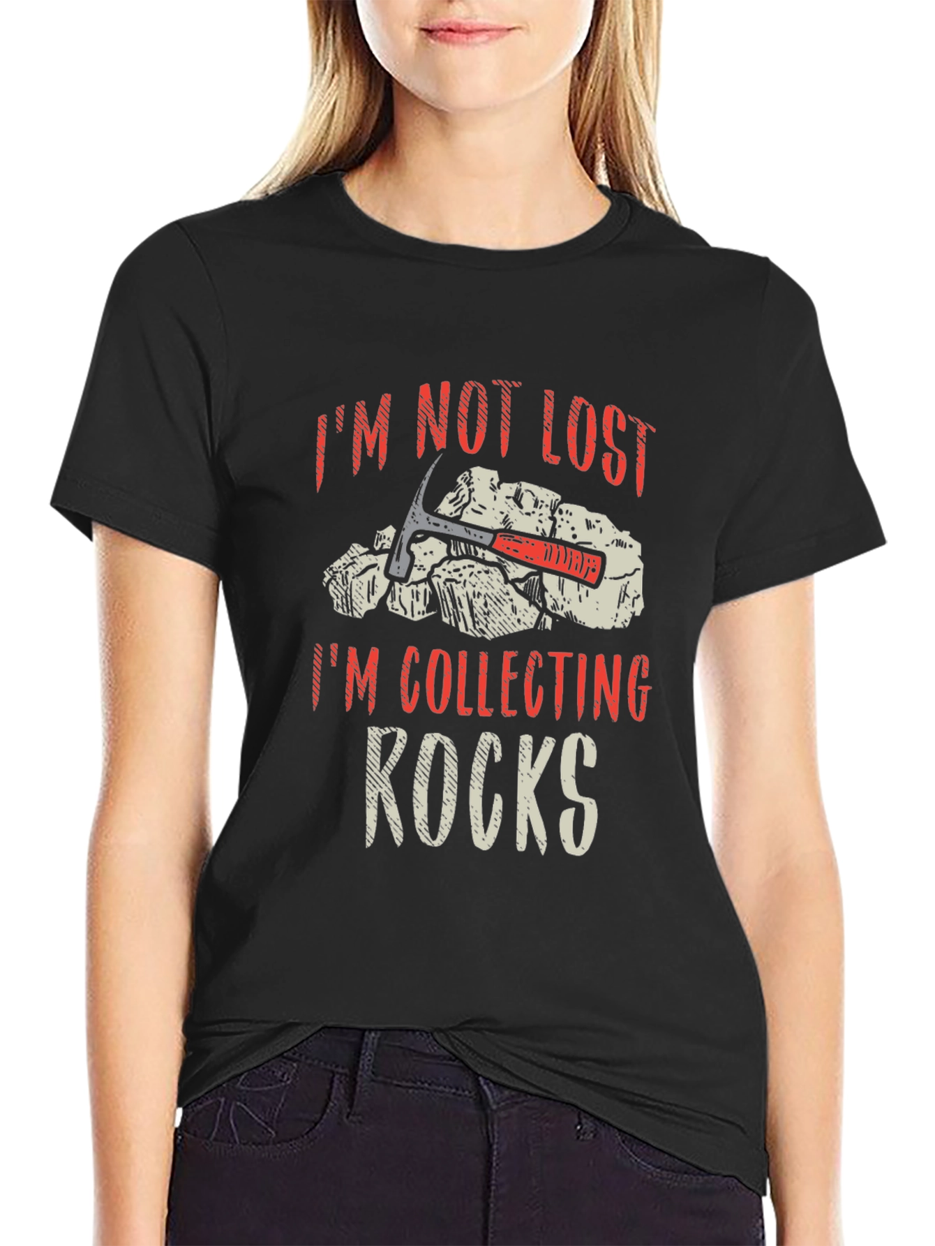 Rock Collecting T-Shirt - Im Not Lost