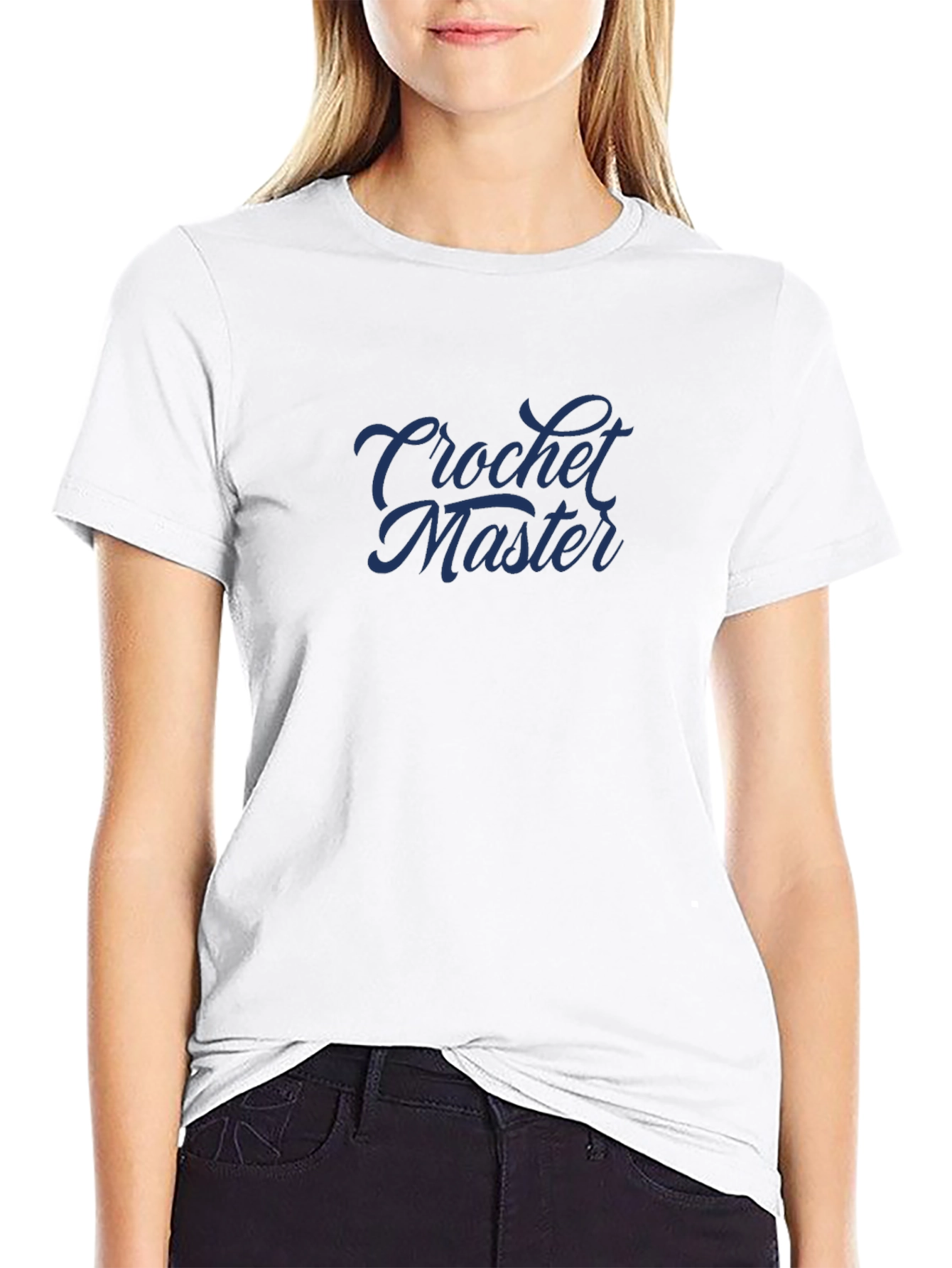 Crochet Master Black T-Shirt