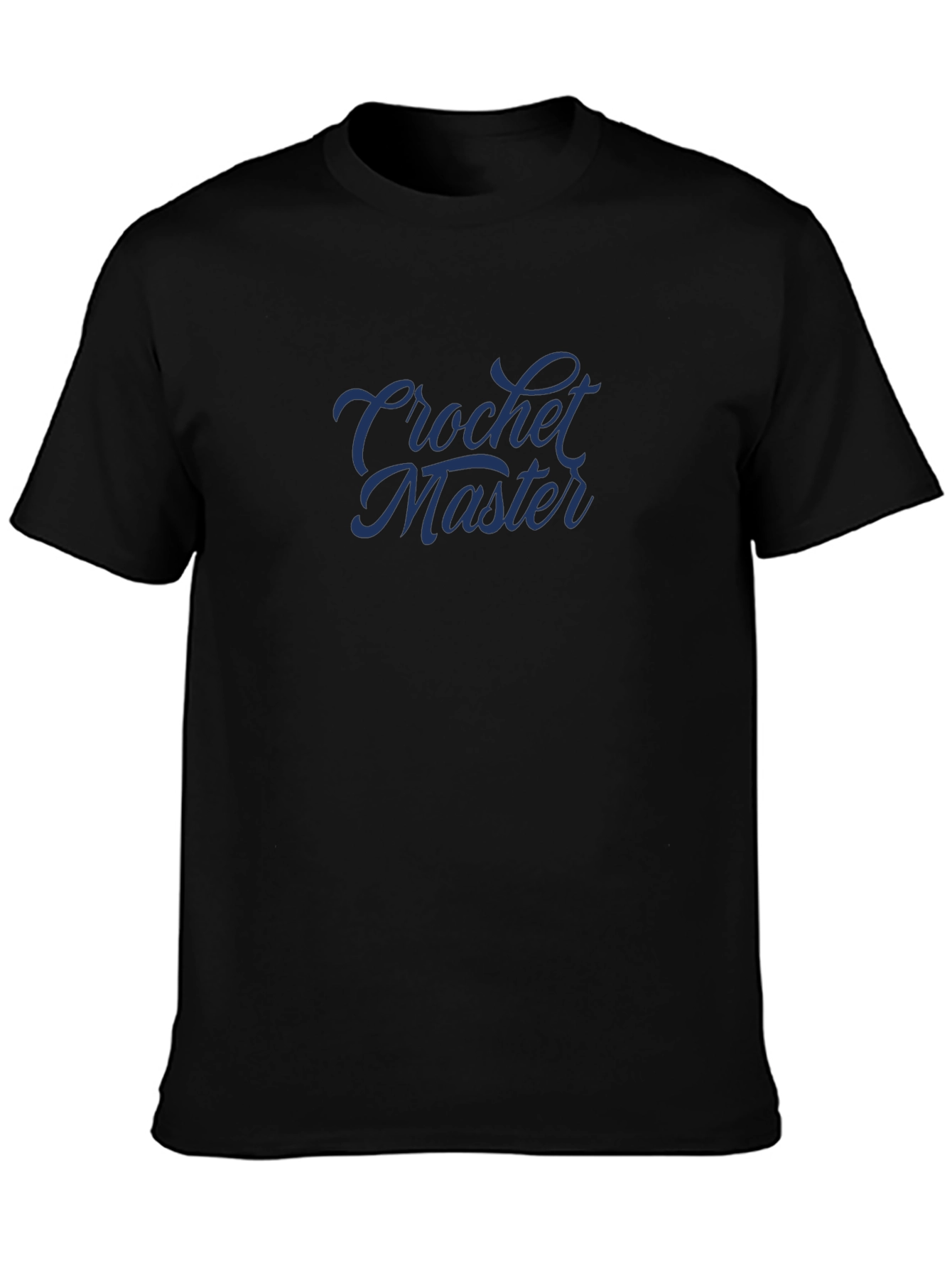 Crochet Master Black T-Shirt