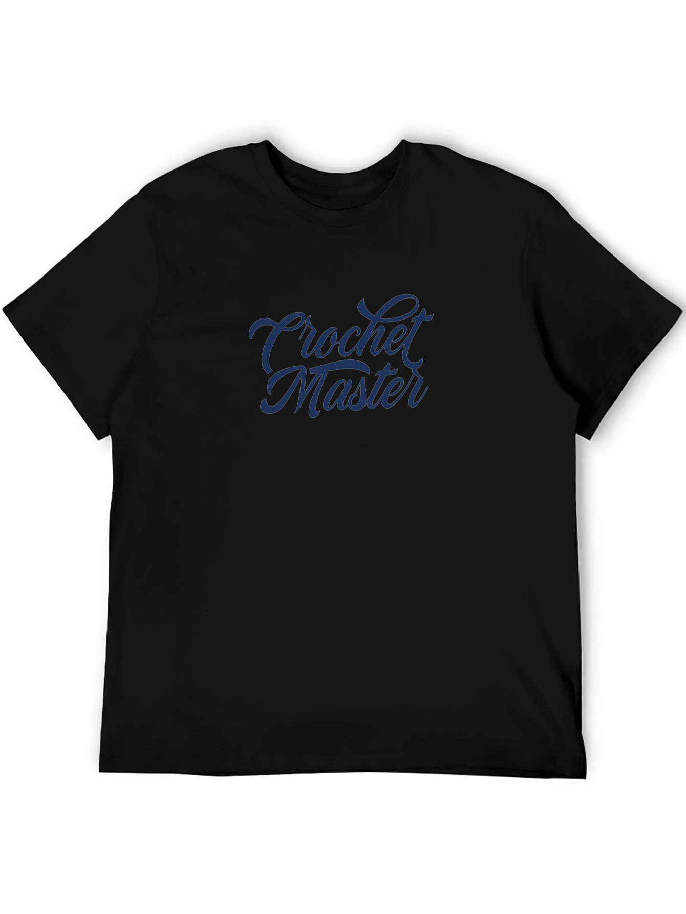 Crochet Master Black T-Shirt