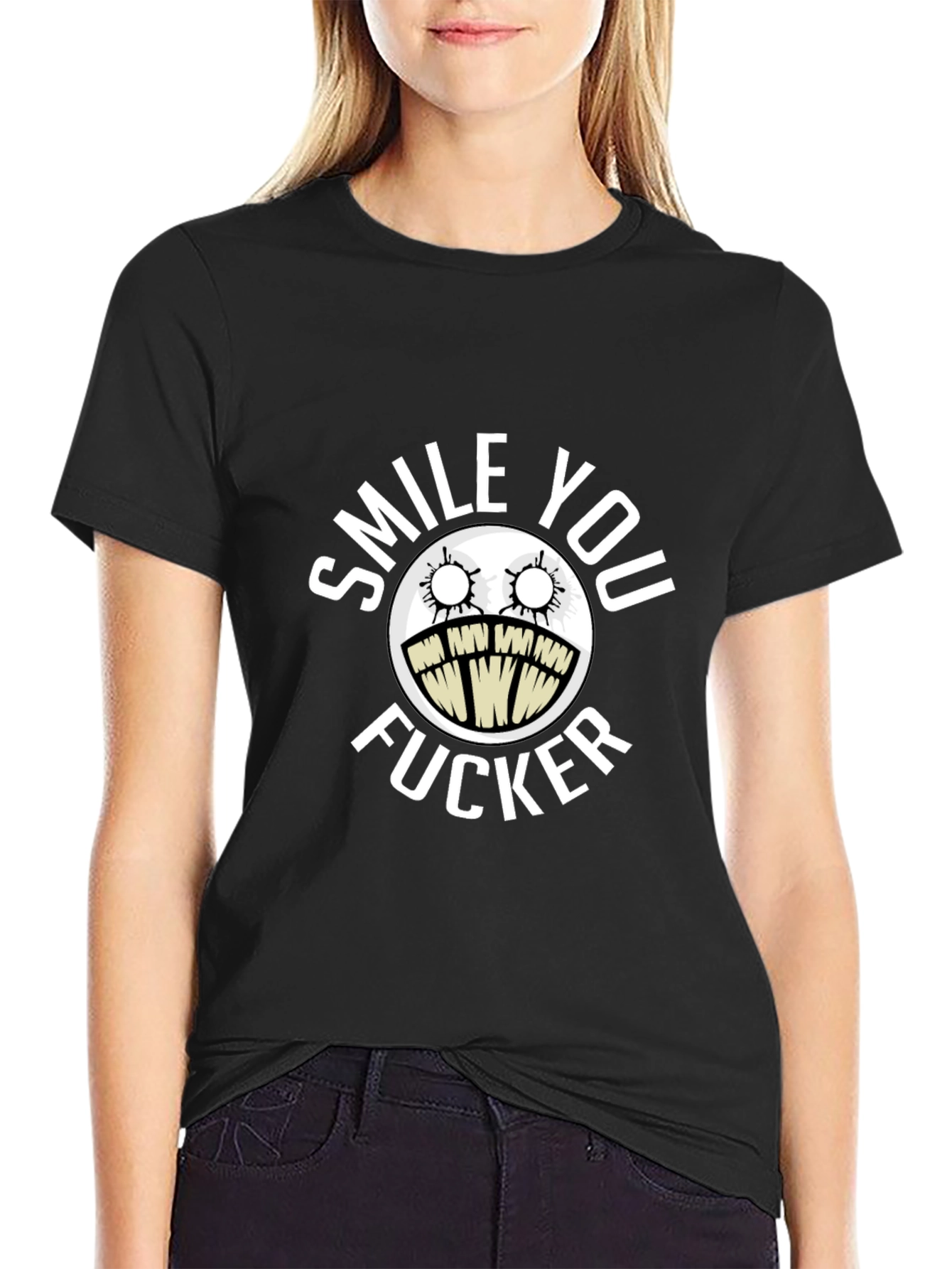 Smile You Fucker Graphic T-Shirt