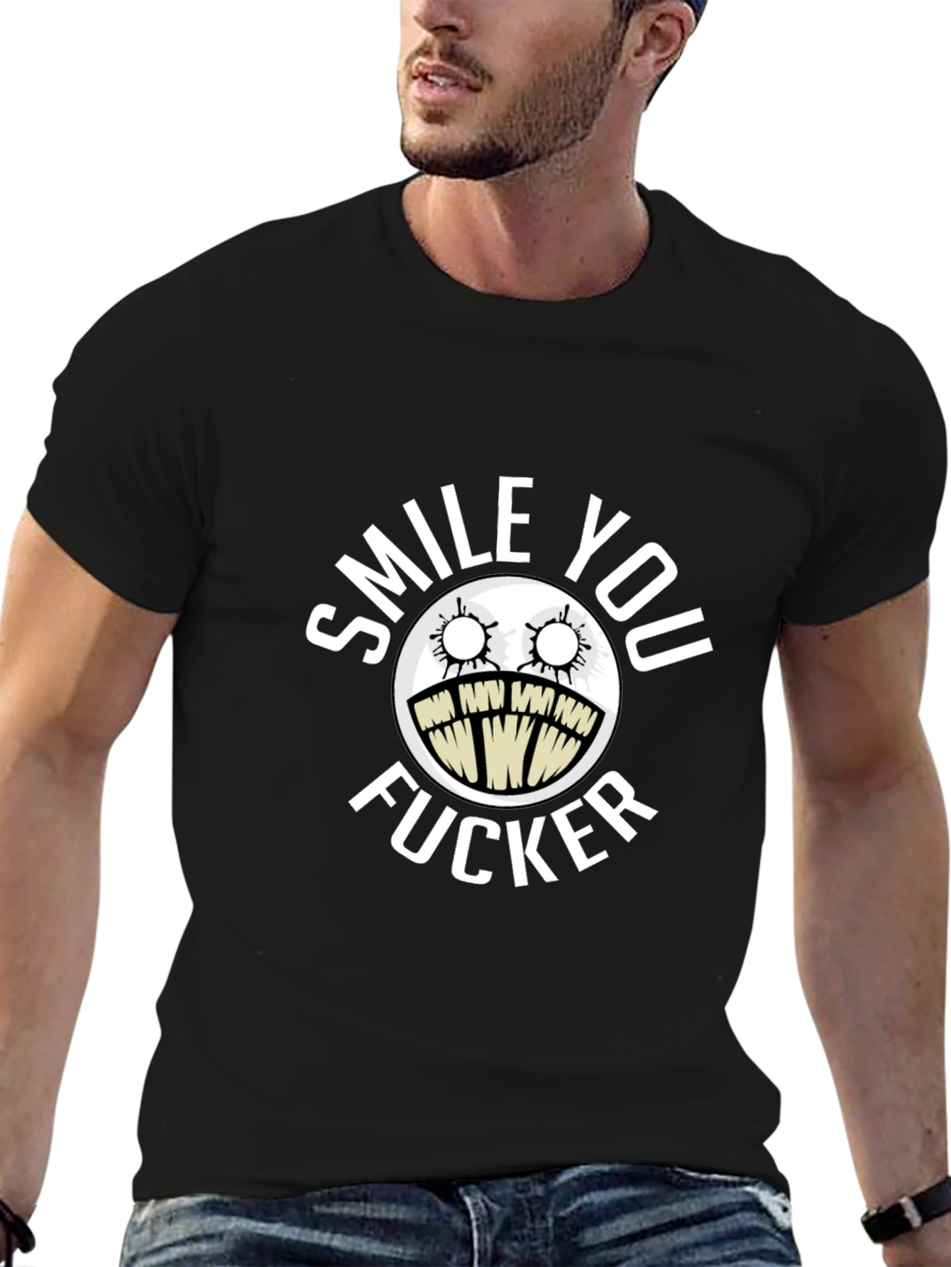Smile You Fucker Graphic T-Shirt