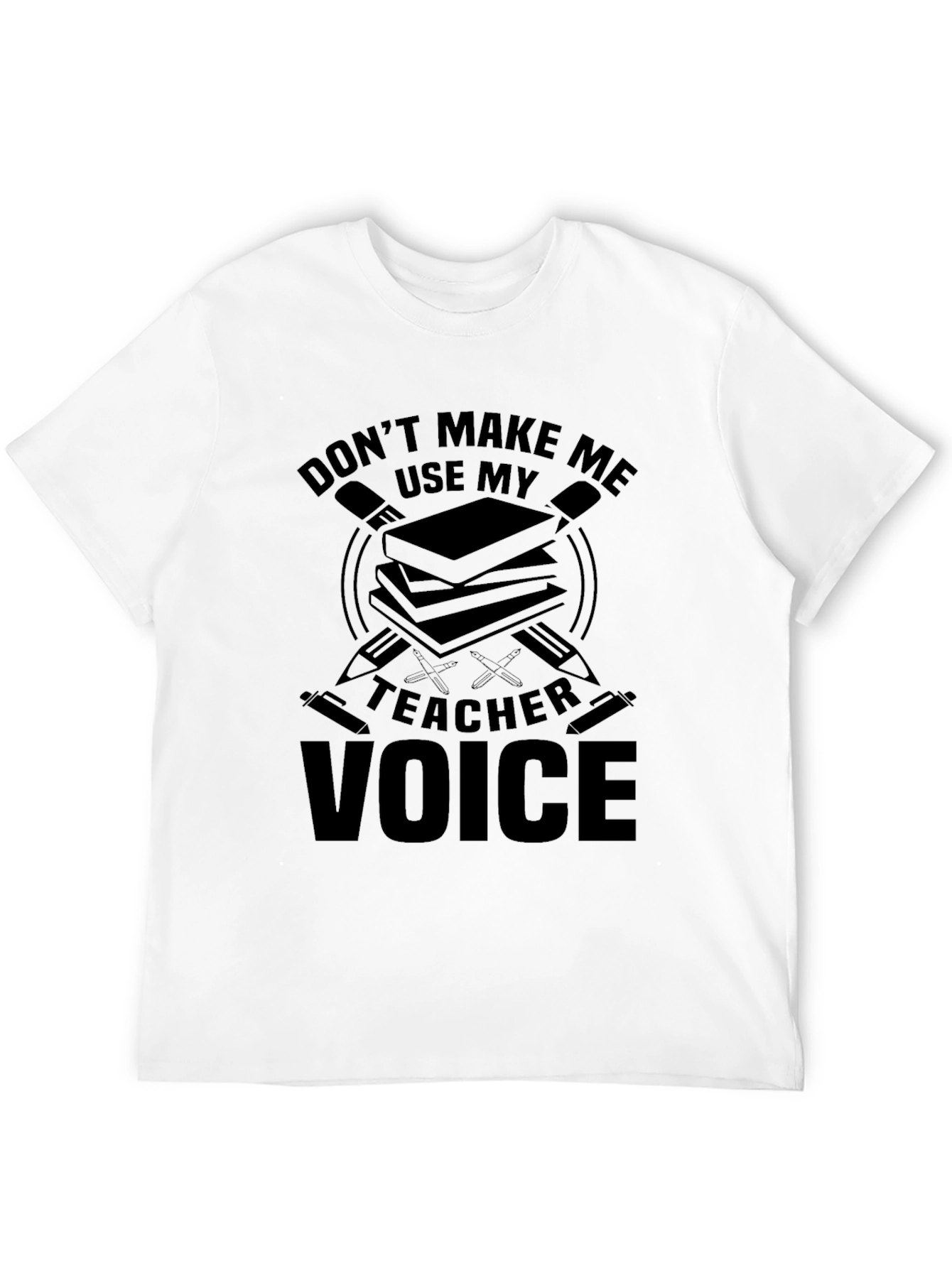 Teacher Voice Graphic Tee - Black