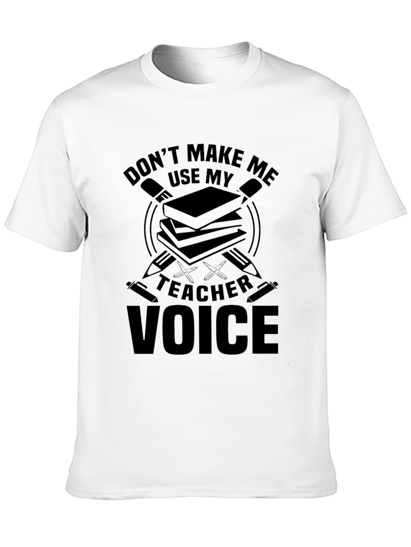 Teacher Voice Graphic Tee - Black