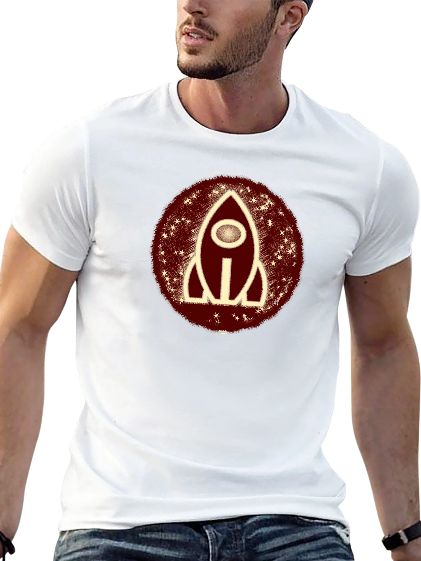 Rocket T-Shirt - Retro Style