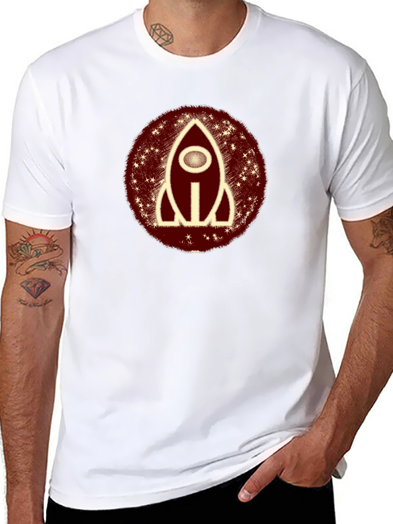 Rocket T-Shirt - Retro Style