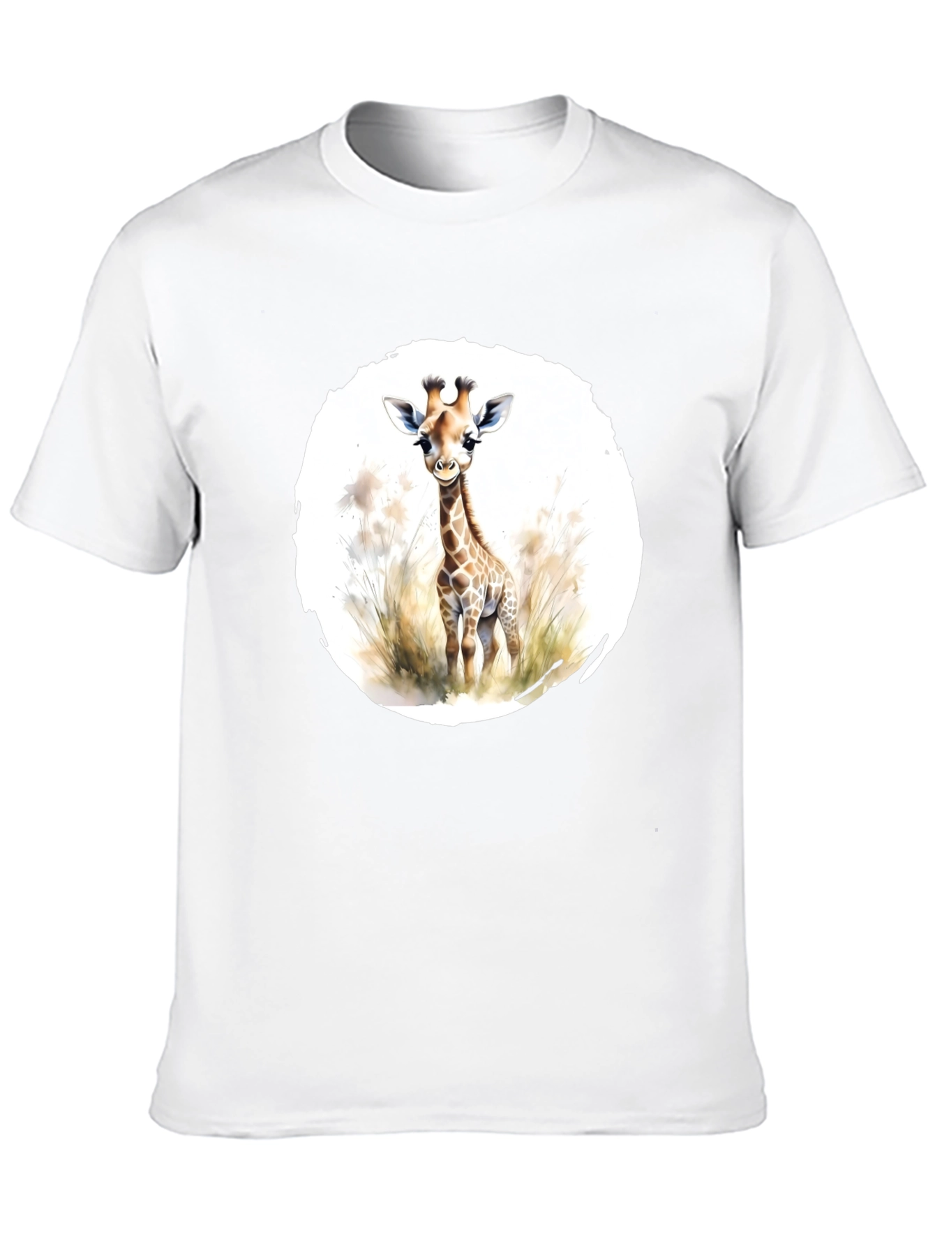 Giraffe Graphic Tee - Unisex Black T-Shirt