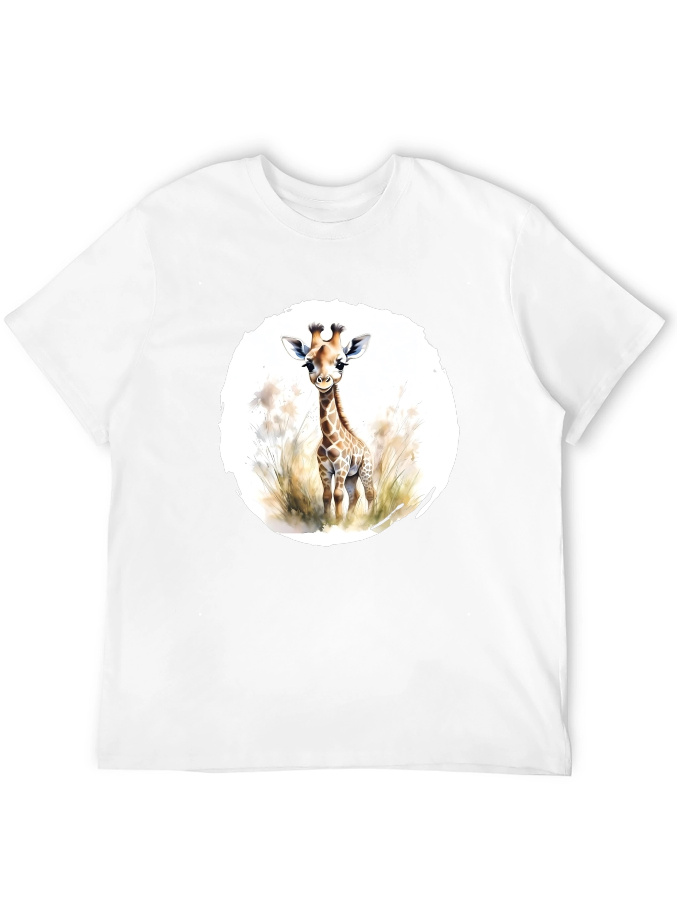 Giraffe Graphic Tee - Unisex Black T-Shirt