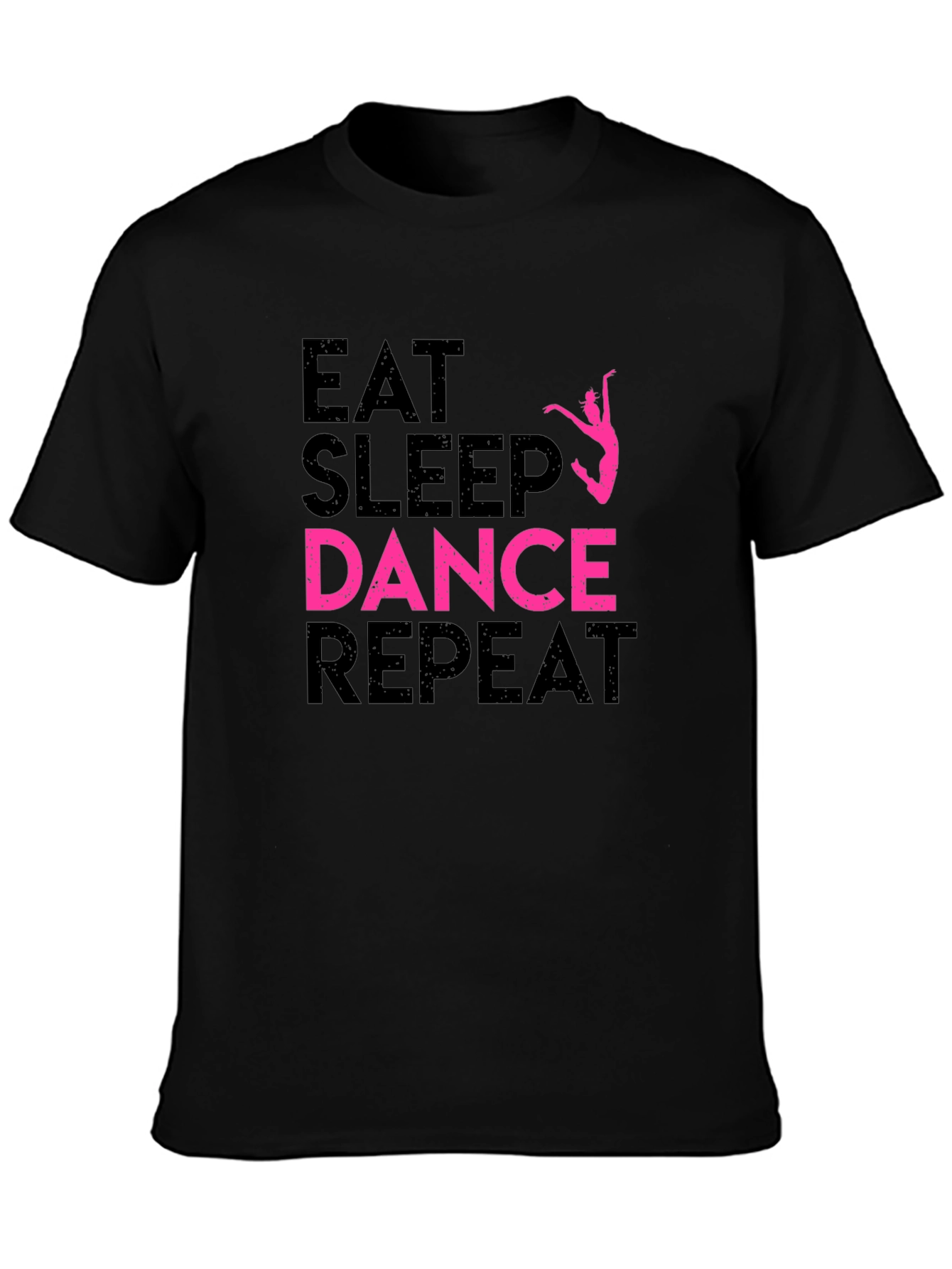 Eat Sleep Dance Repeat Black T-Shirt