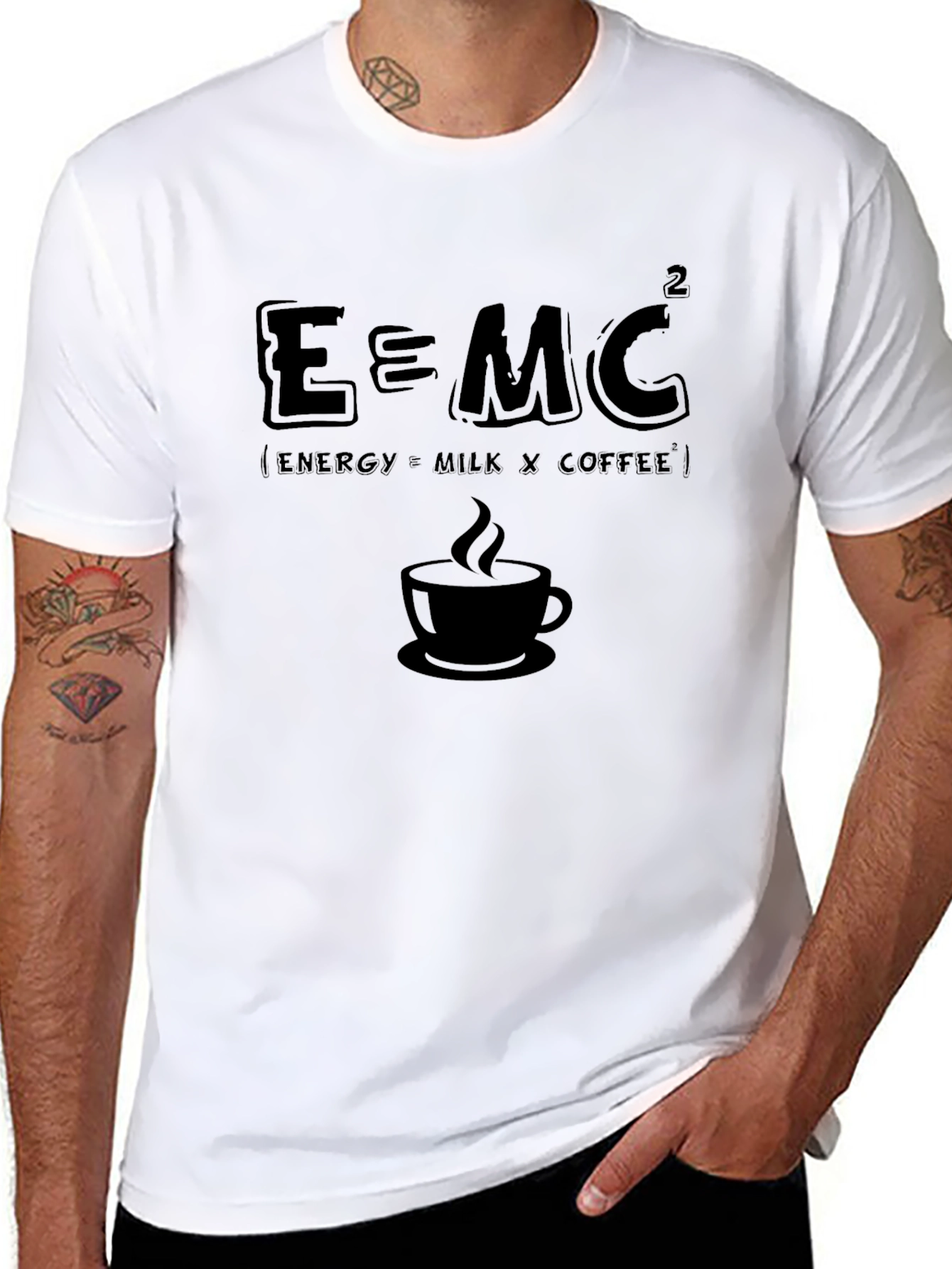 E=MC Coffee T-Shirt