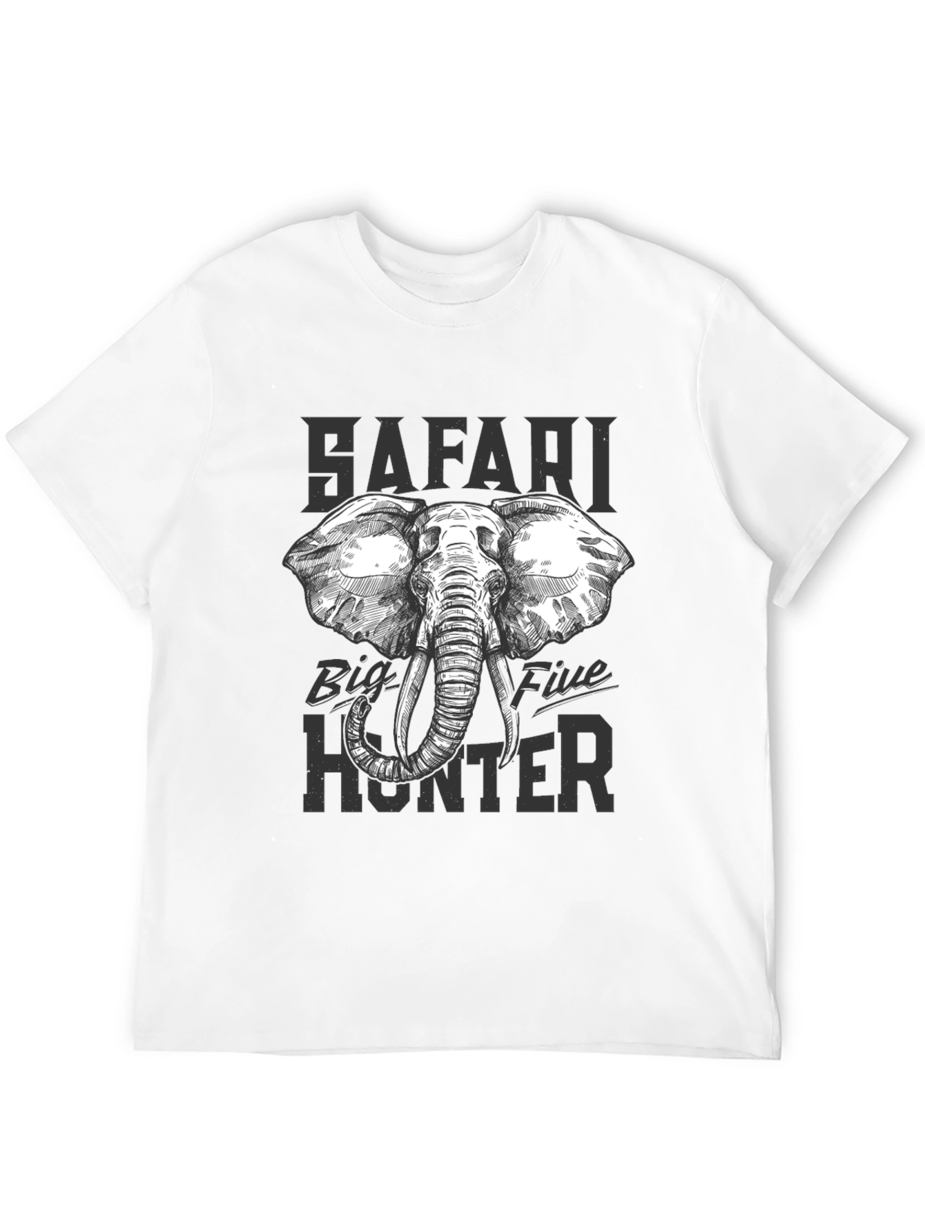 Safari Big Five Hunter Graphic T-Shirt