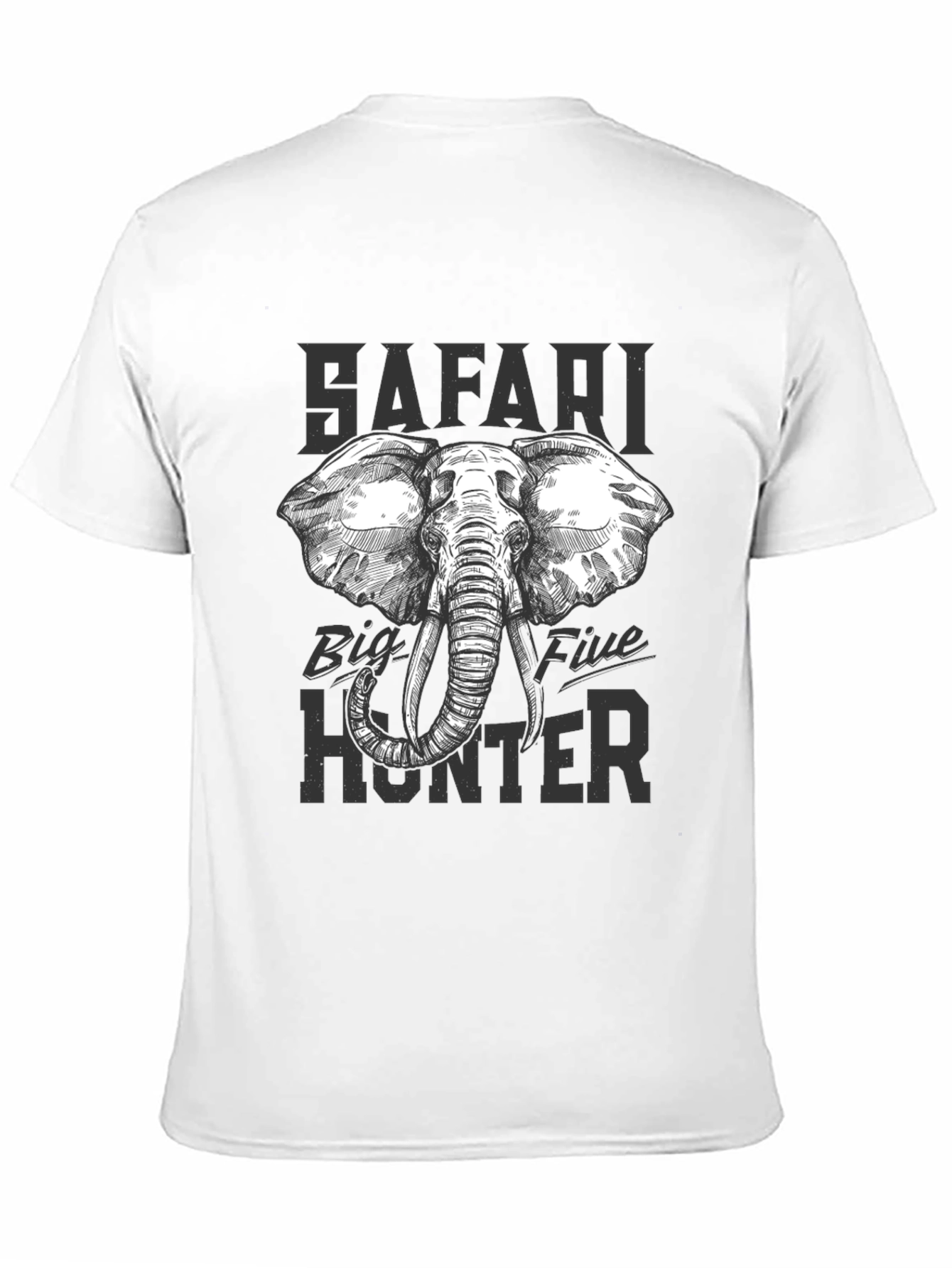 Safari Big Five Hunter Graphic T-Shirt