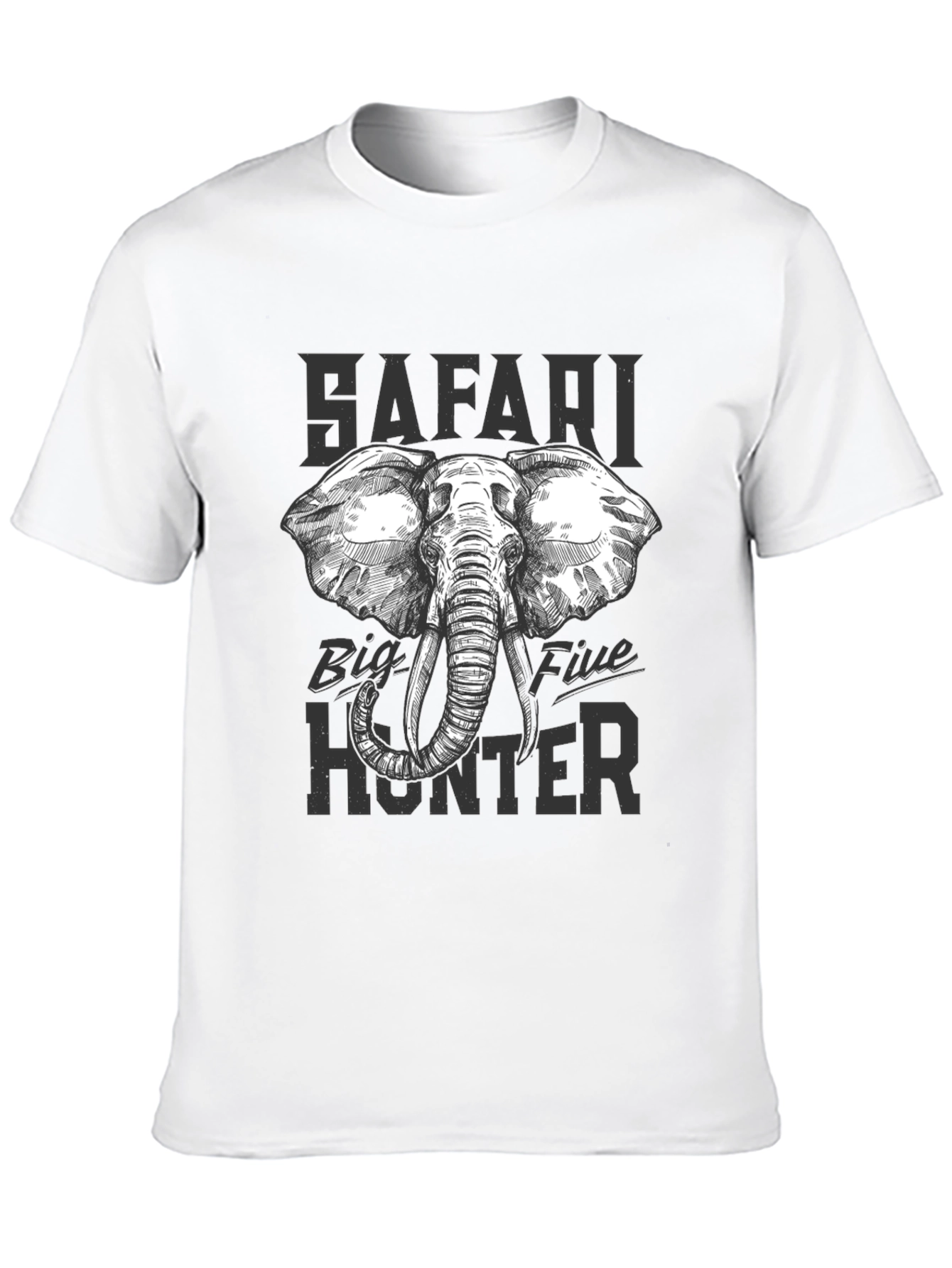 Safari Big Five Hunter Graphic T-Shirt