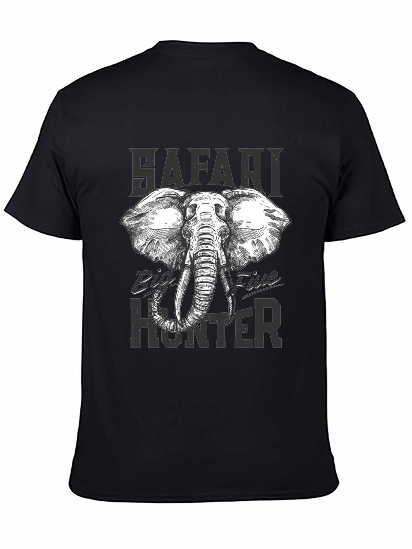 Safari Big Five Hunter Graphic T-Shirt