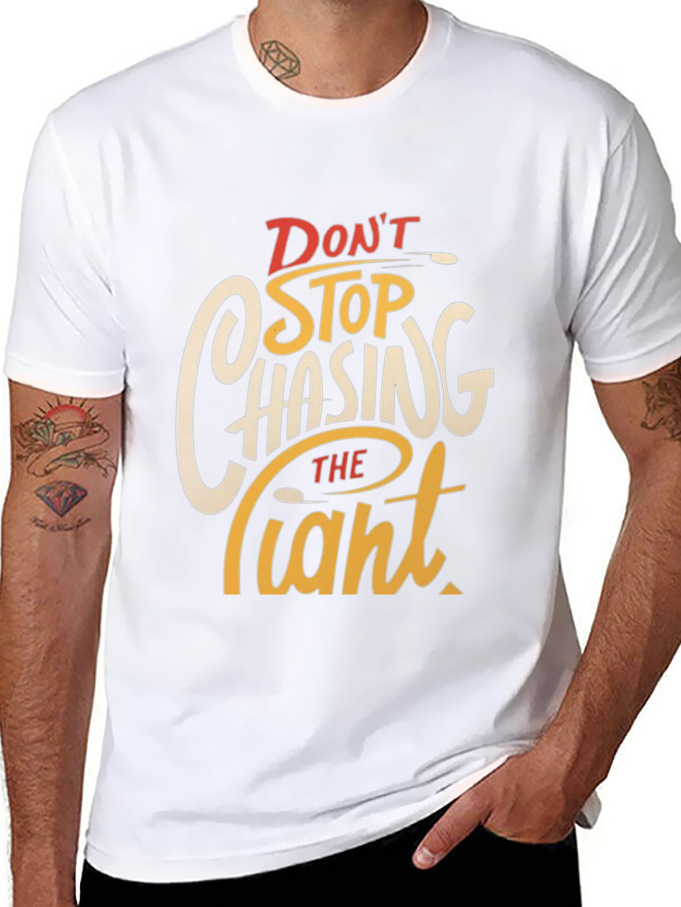 Dont Stop Chasing The Giant Graphic Tee