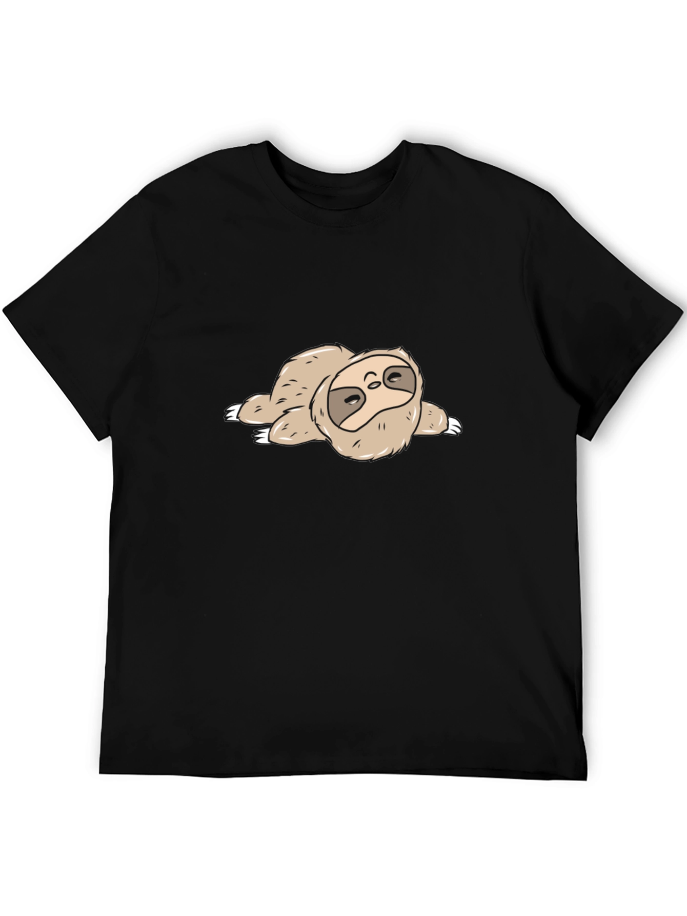 Lazy Sloth Graphic Tee - Comfy & Casual