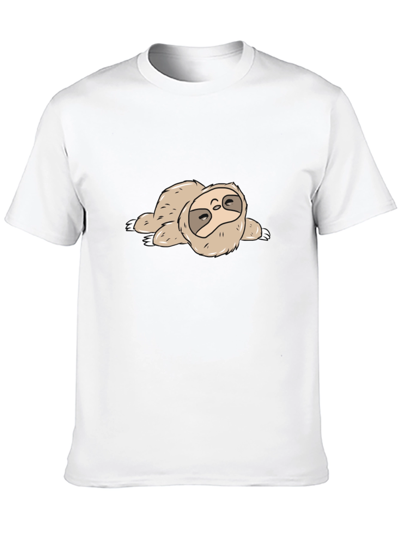 Lazy Sloth Graphic Tee - Comfy & Casual