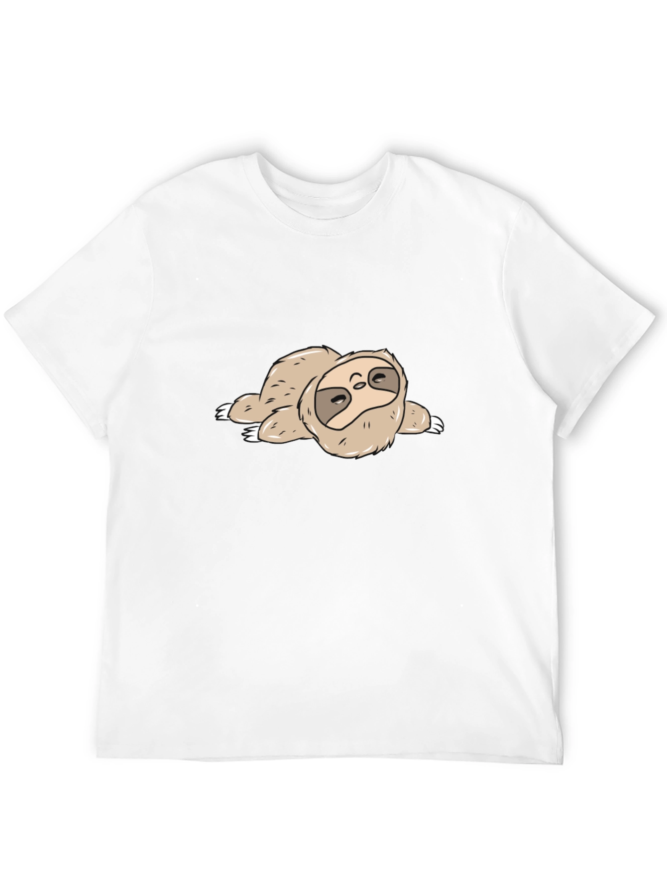 Lazy Sloth Graphic Tee - Comfy & Casual