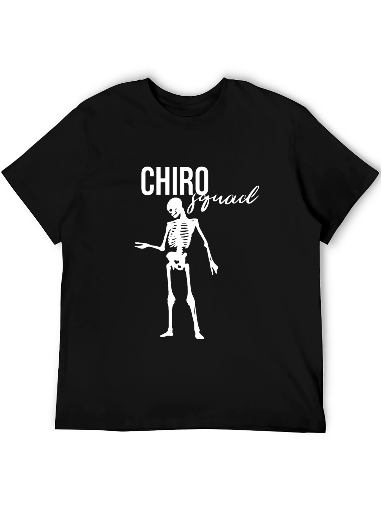 Chiro Squad Skeleton Graphic Tee - Black