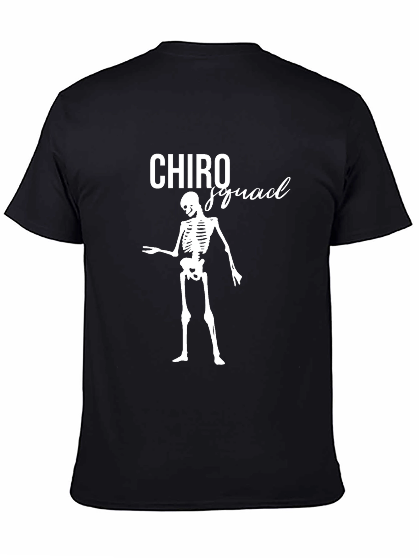 Chiro Squad Skeleton Graphic Tee - Black
