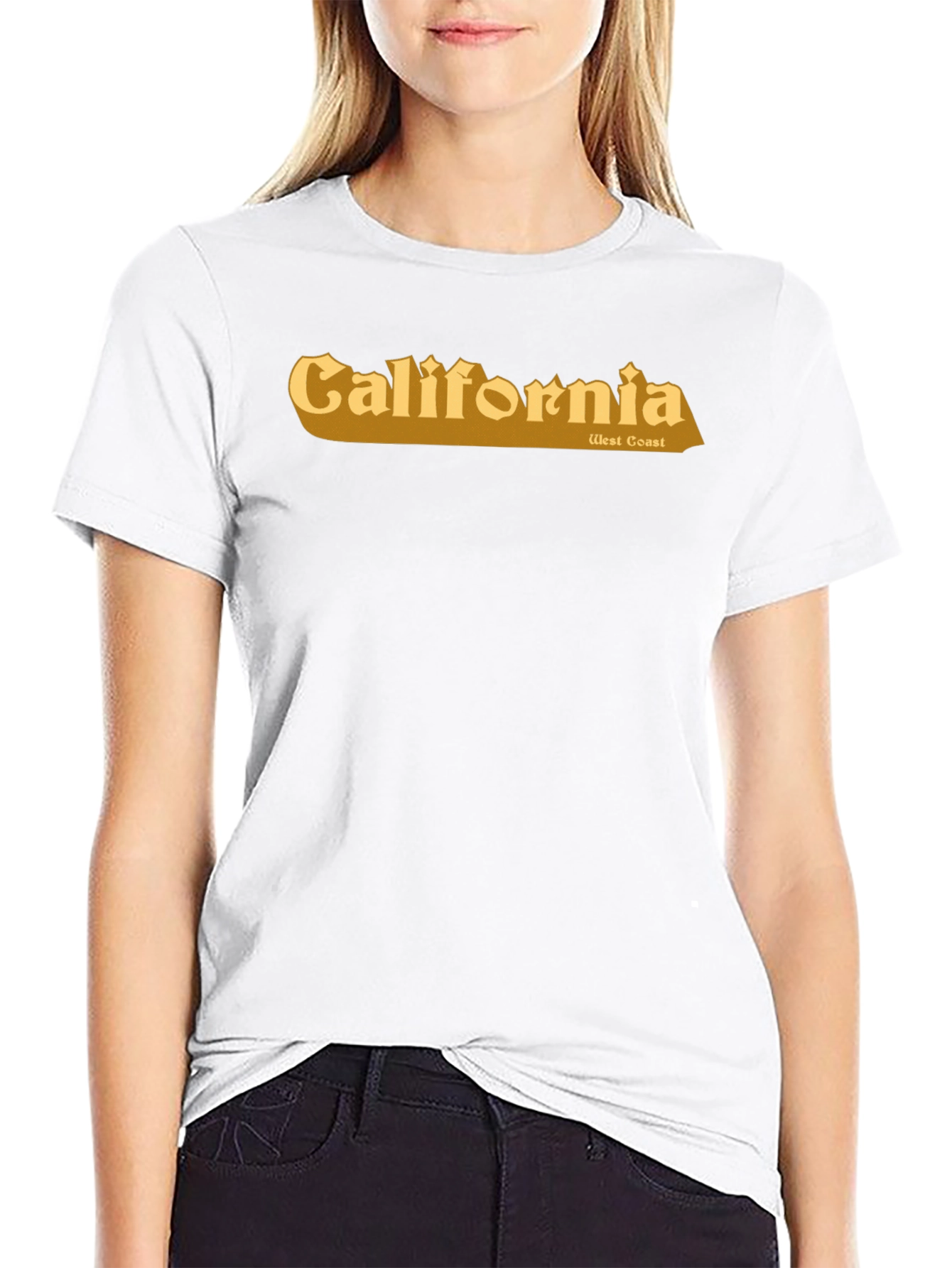 California West Coast T-Shirt - Retro Design