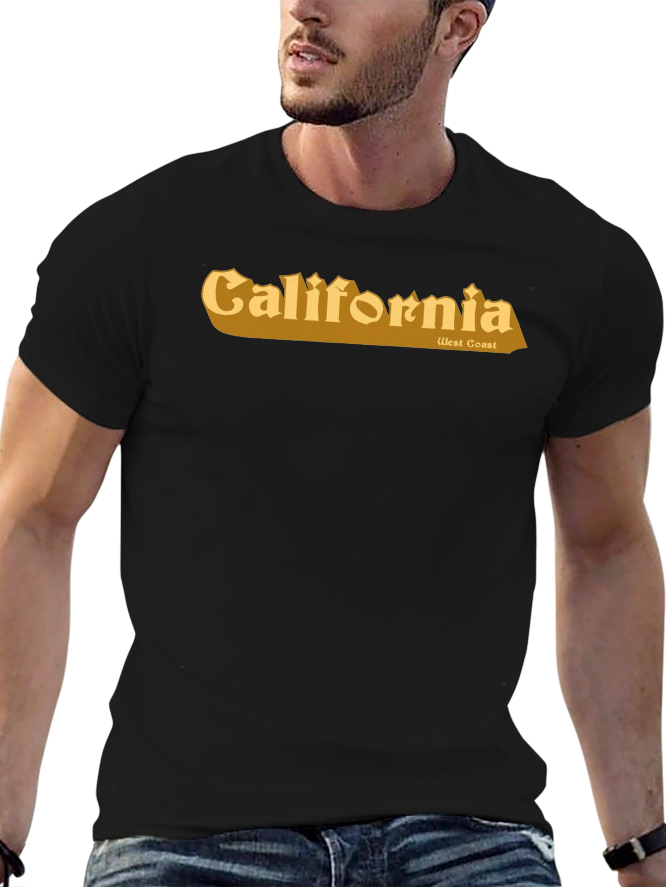 California West Coast T-Shirt - Retro Design
