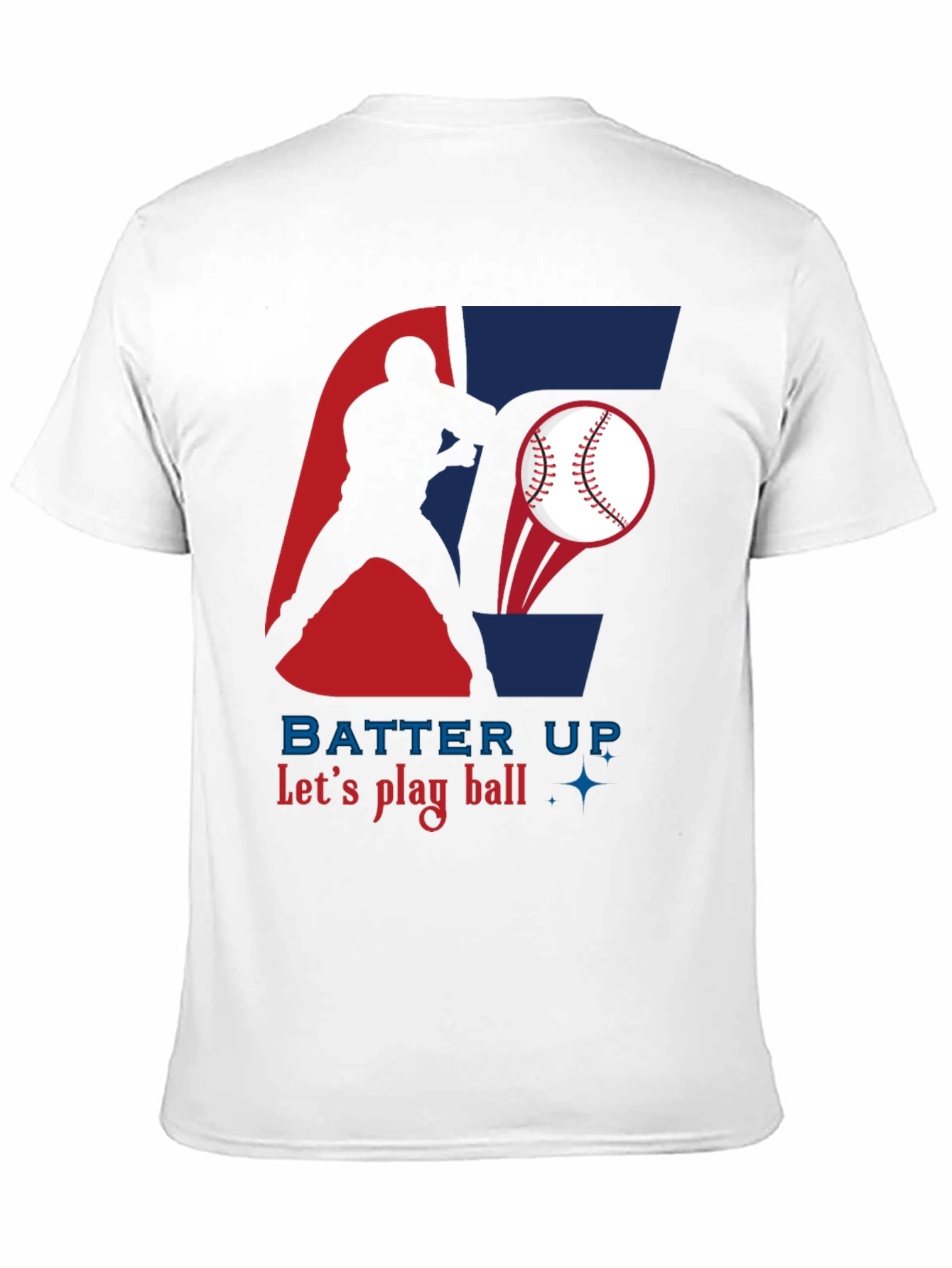 Batter Up Baseball Graphic Tee - Black