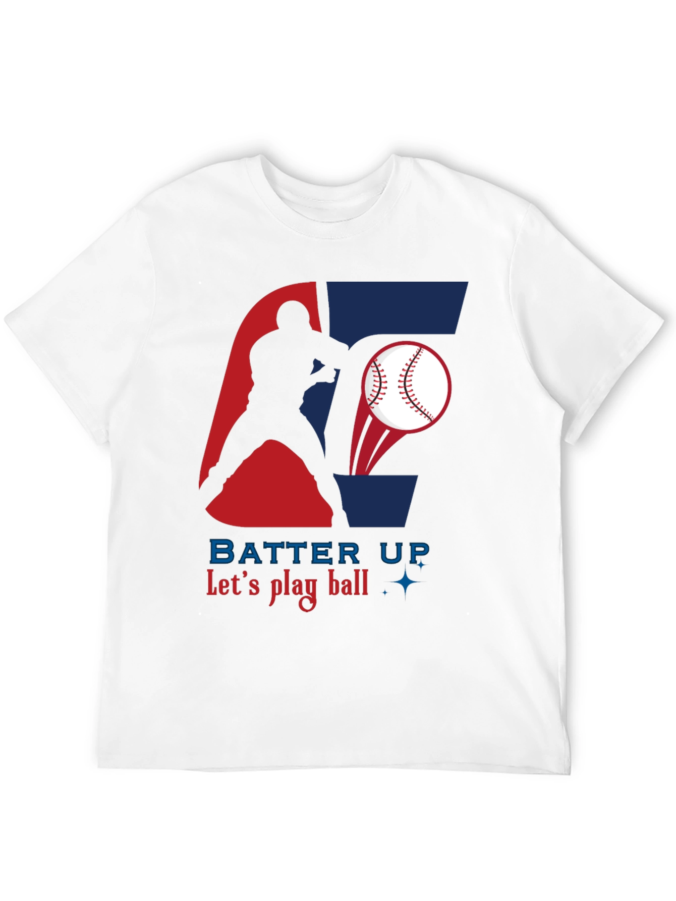 Batter Up Baseball Graphic Tee - Black