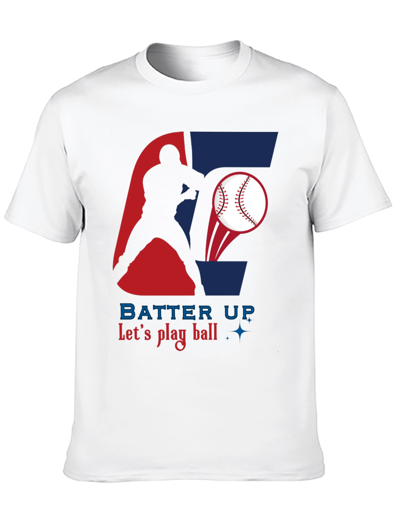 Batter Up Baseball Graphic Tee - Black