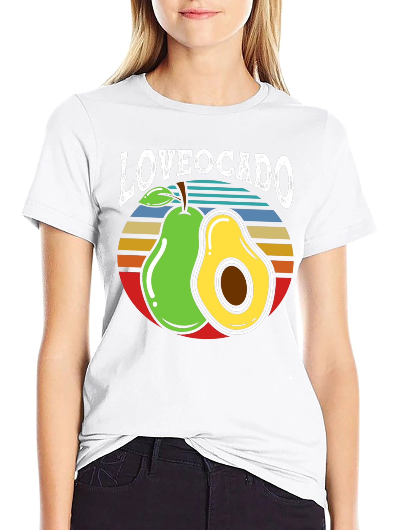 Loveocado Black Graphic Tee