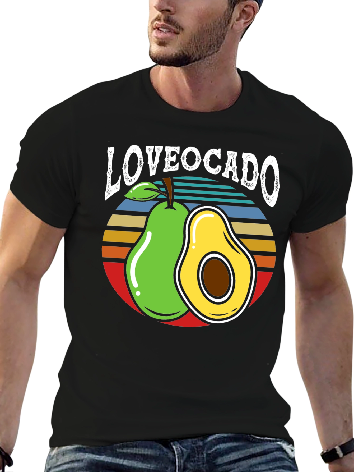 Loveocado Black Graphic Tee