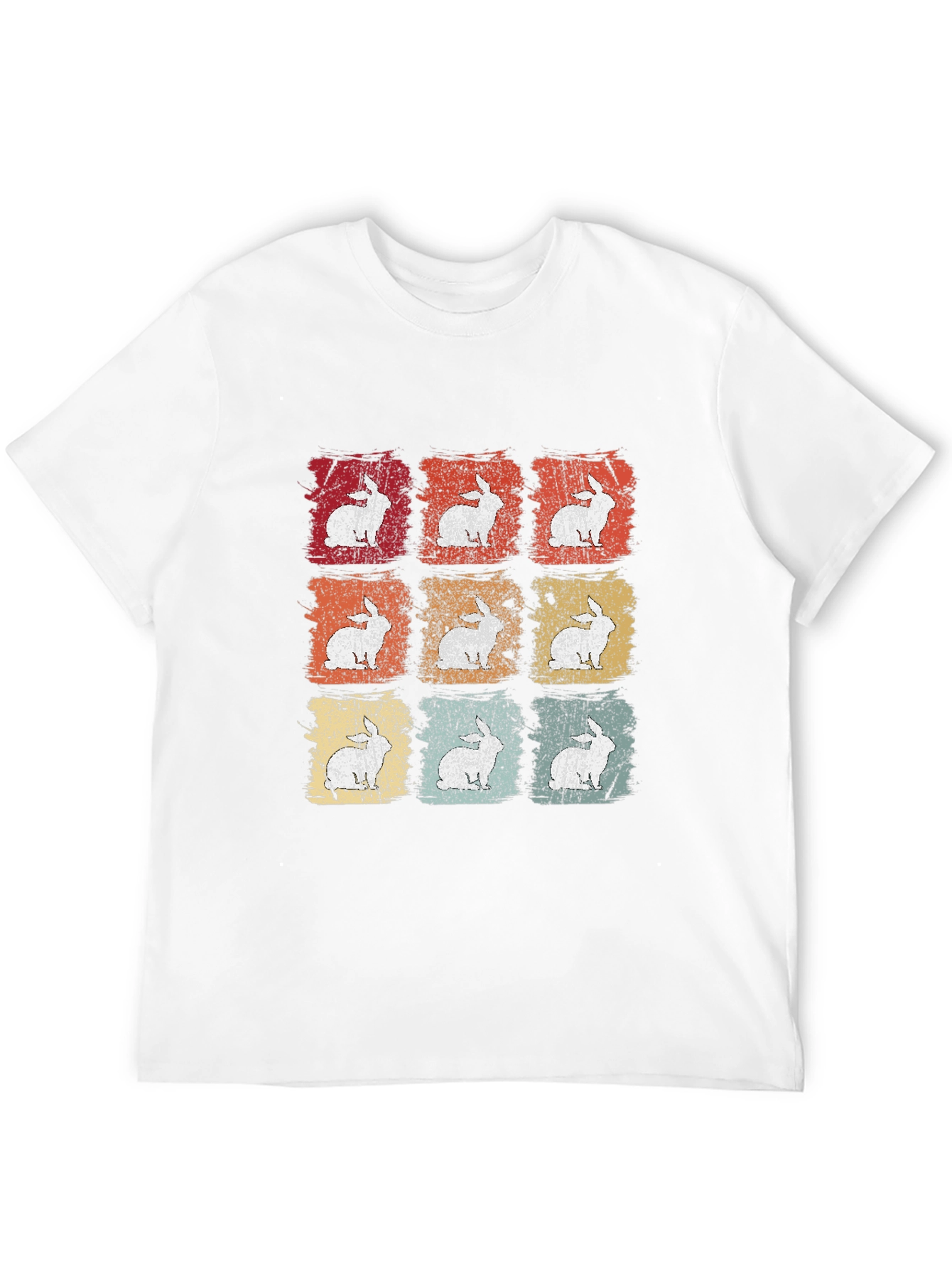 Retro Rabbit Graphic T-Shirt