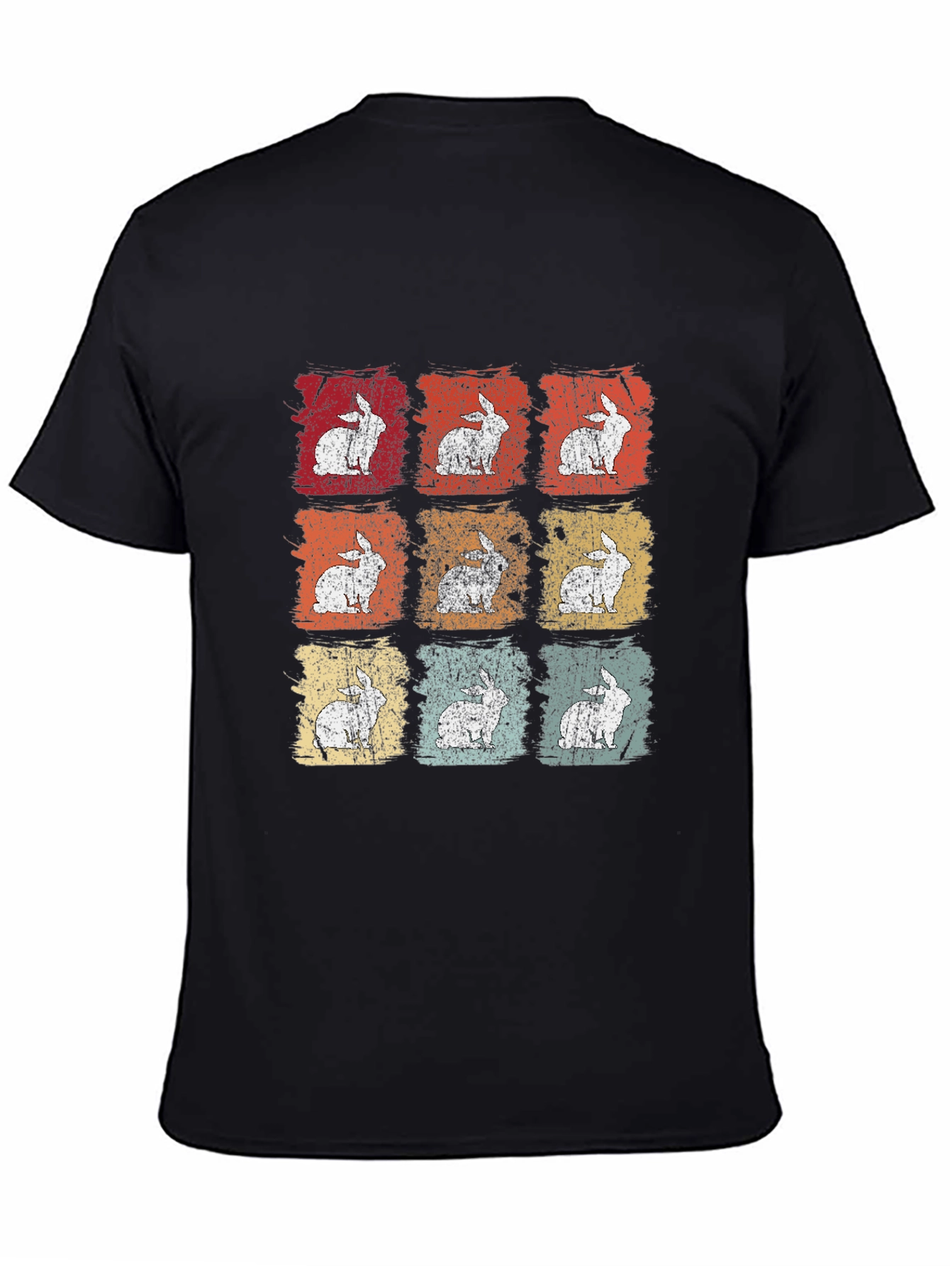 Retro Rabbit Graphic T-Shirt