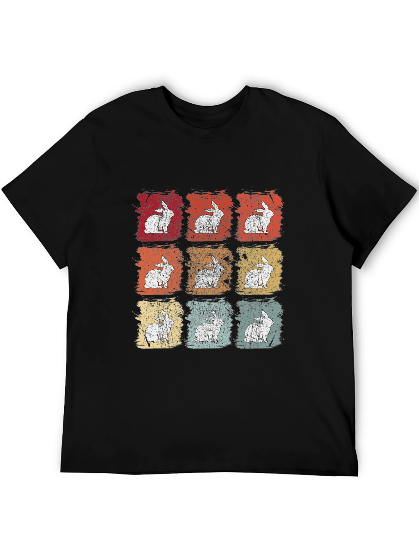 Retro Rabbit Graphic T-Shirt