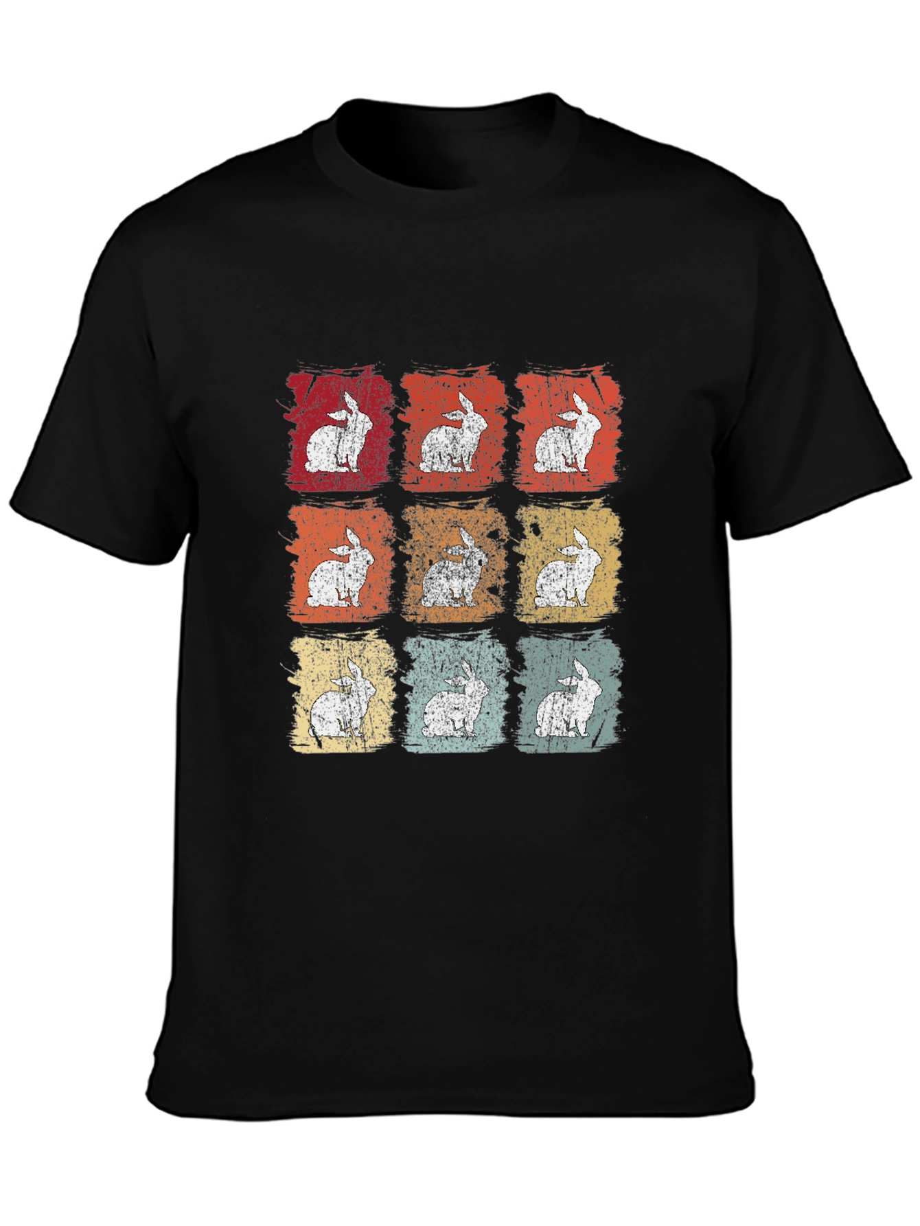 Retro Rabbit Graphic T-Shirt