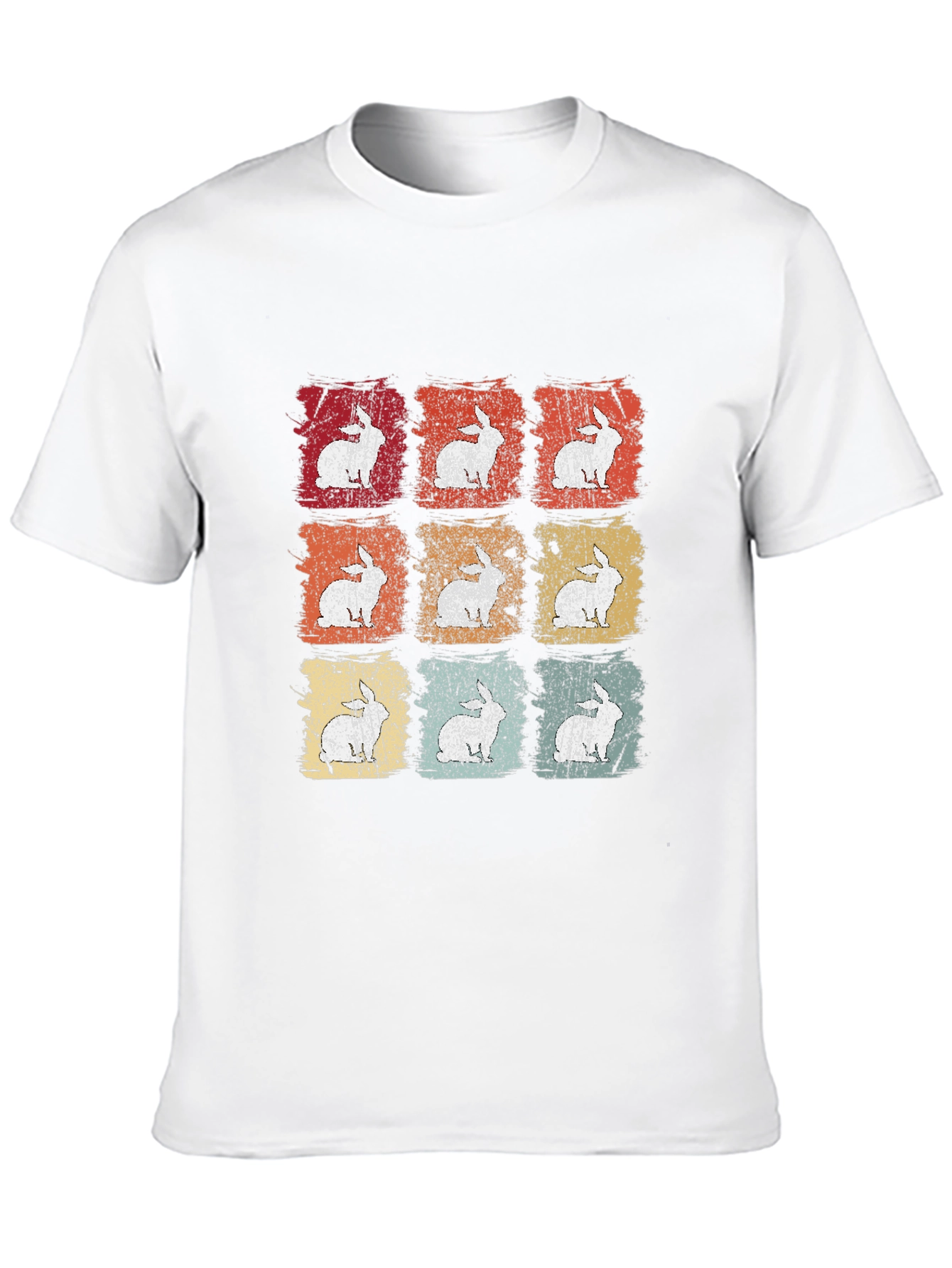 Retro Rabbit Graphic T-Shirt