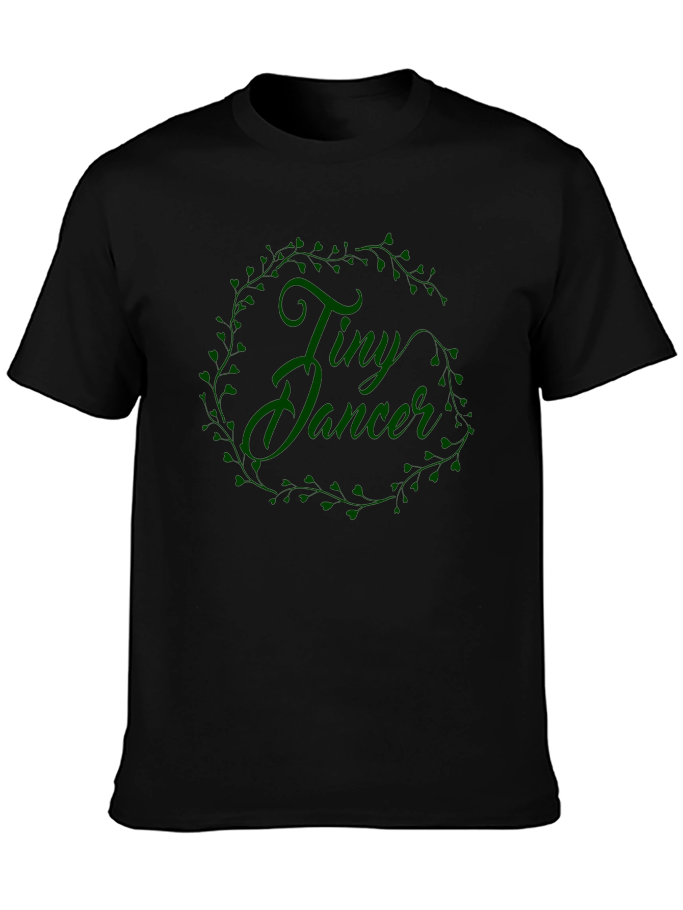 Tiny Dancer Graphic Tee - Black Casual T-Shirt