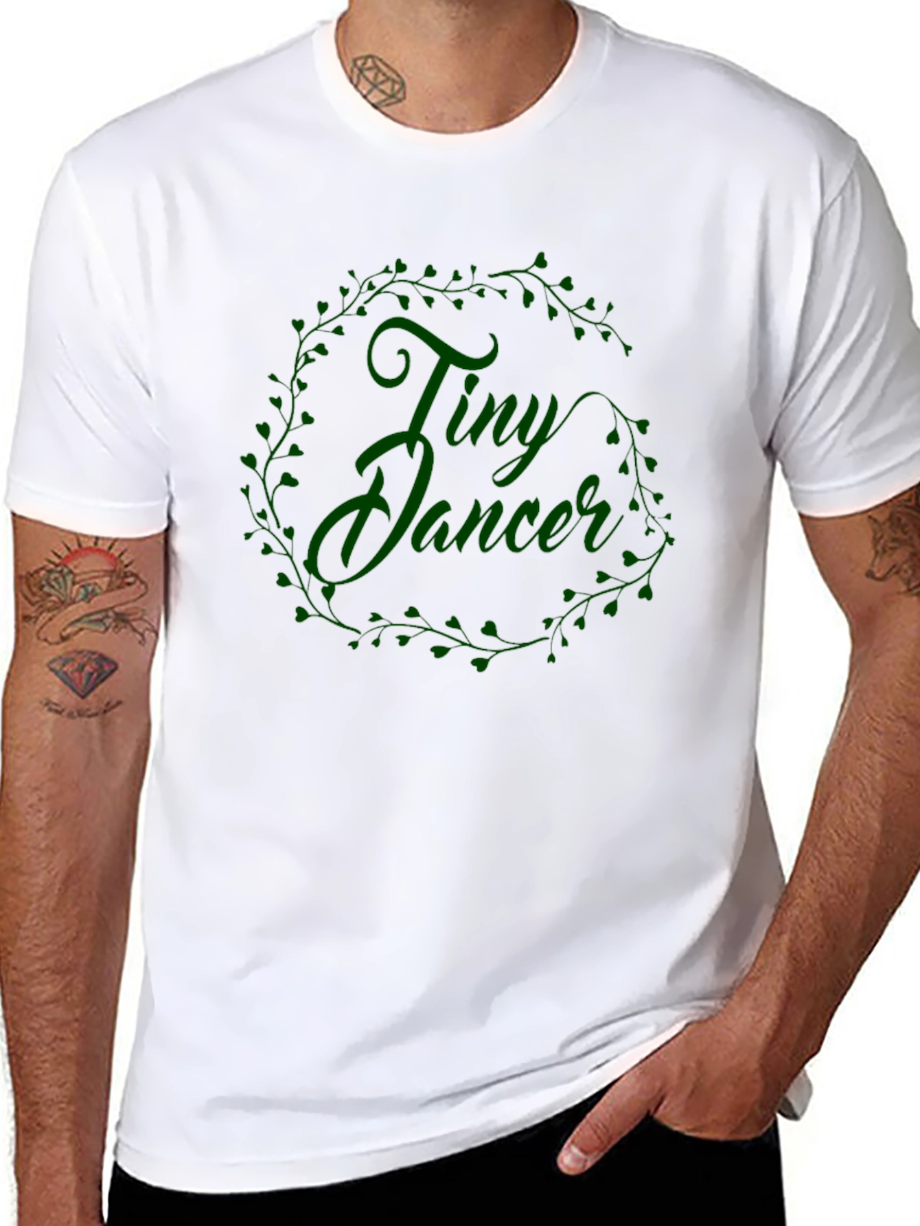 Tiny Dancer Graphic Tee - Black Casual T-Shirt