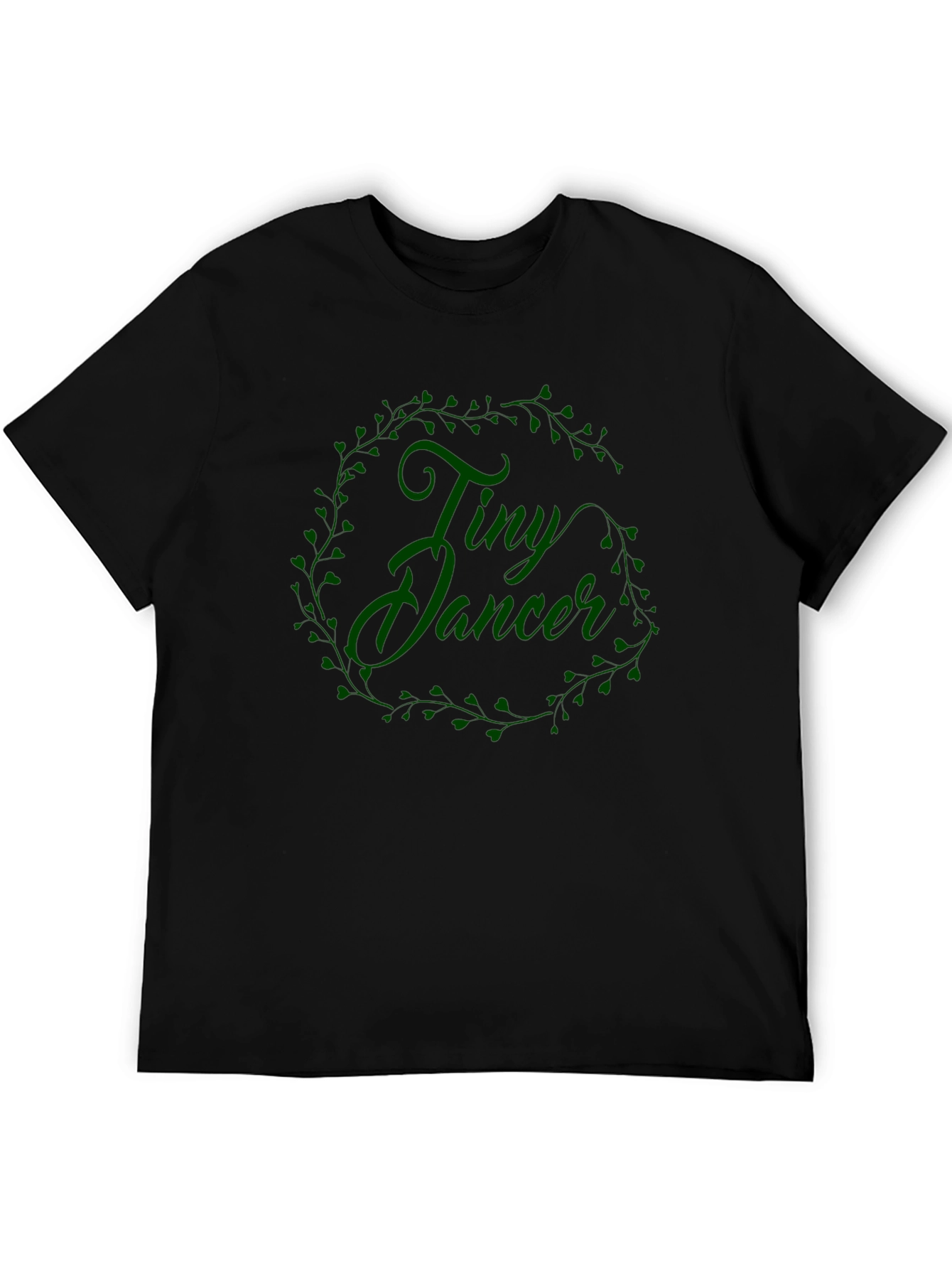 Tiny Dancer Graphic Tee - Black Casual T-Shirt