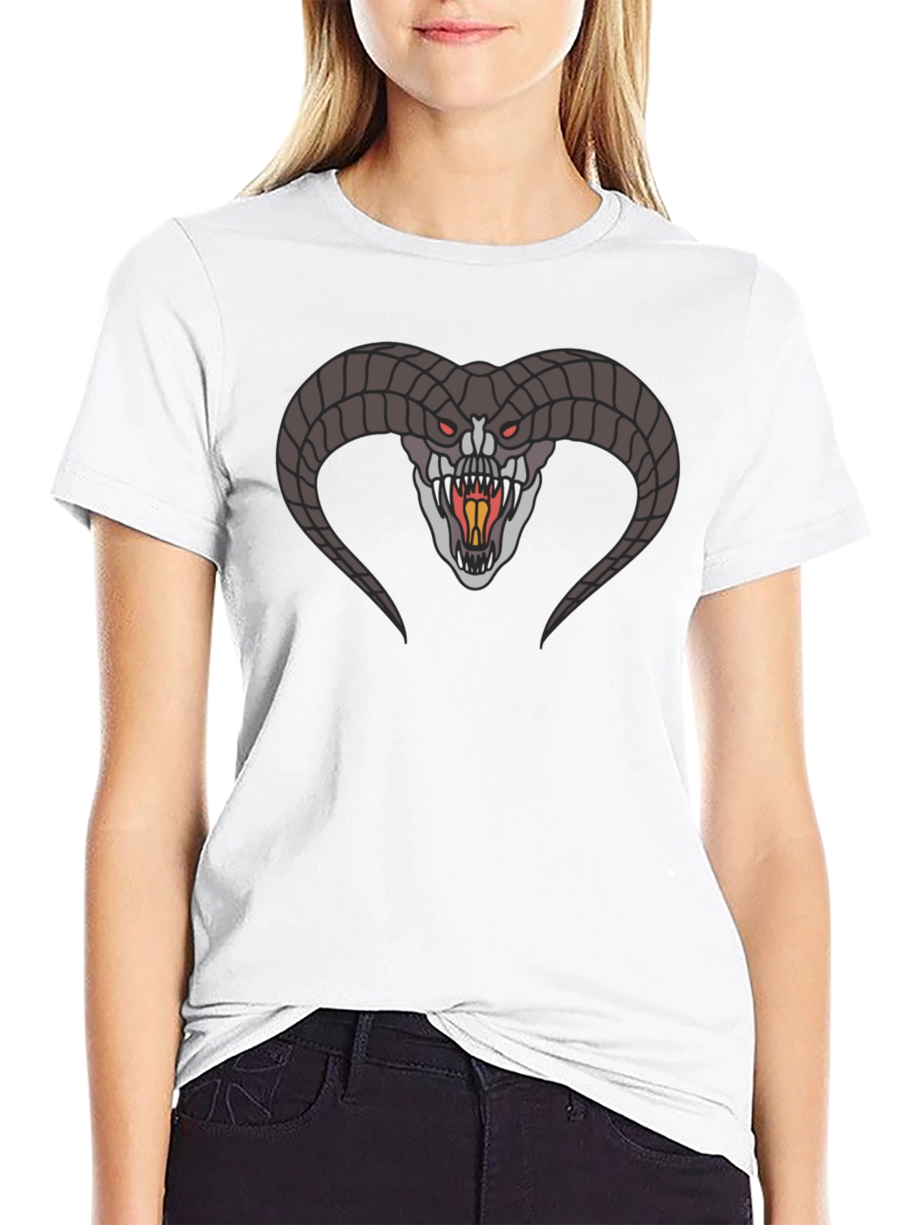 Balrog Graphic Tee - Epic Fantasy Design