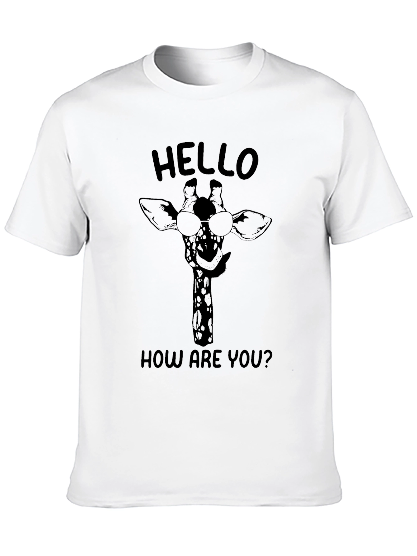 Cool Giraffe Graphic T-Shirt