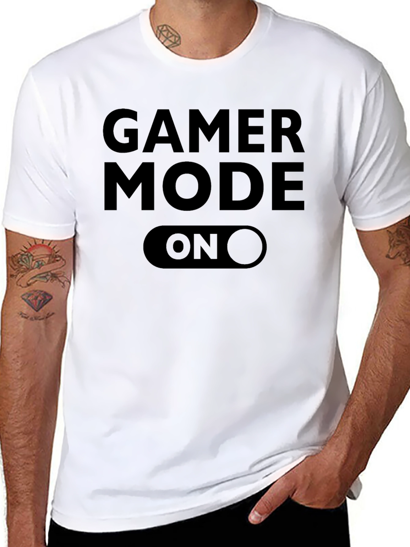 Gamer Mode ON T-Shirt - Black