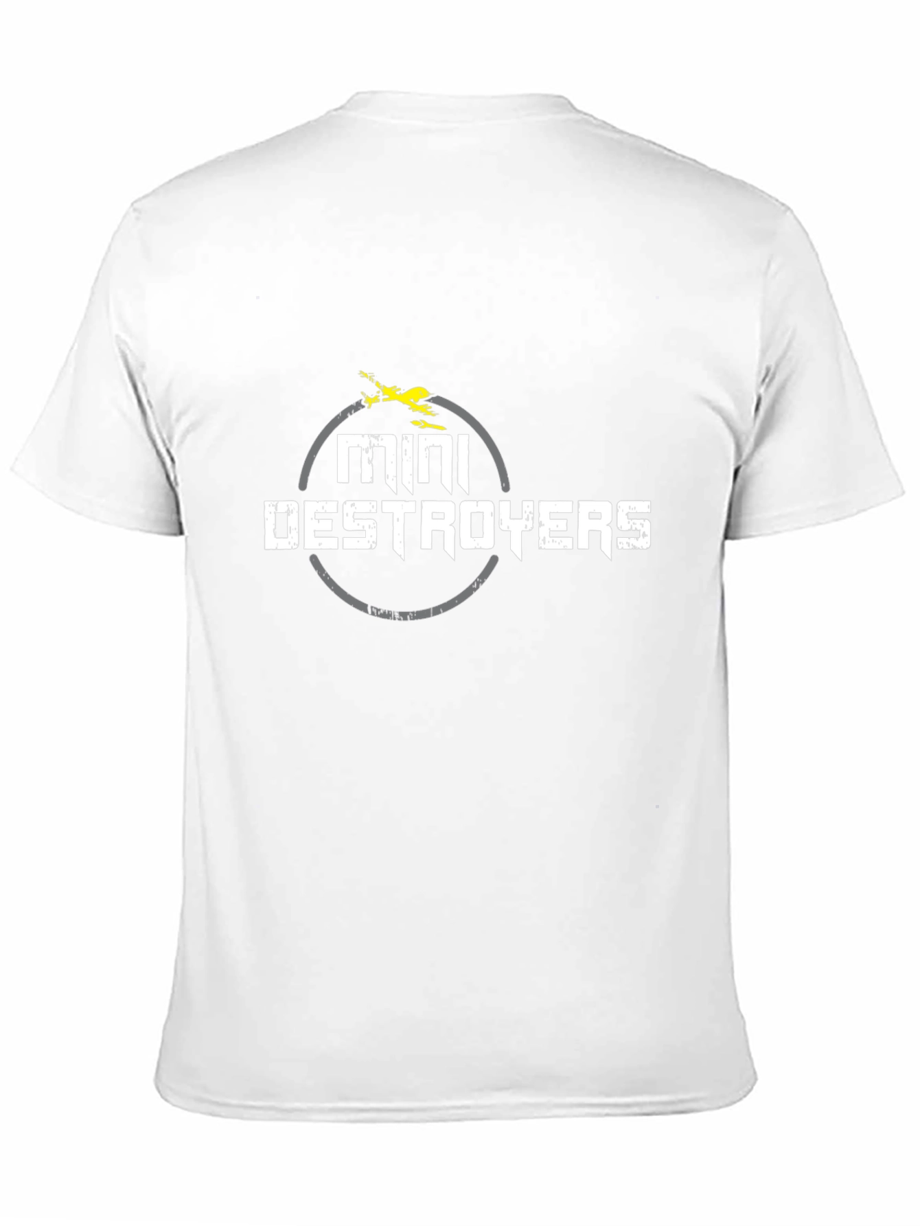 Mini Destroyers Graphic Tee - Black Crewneck T-Shirt