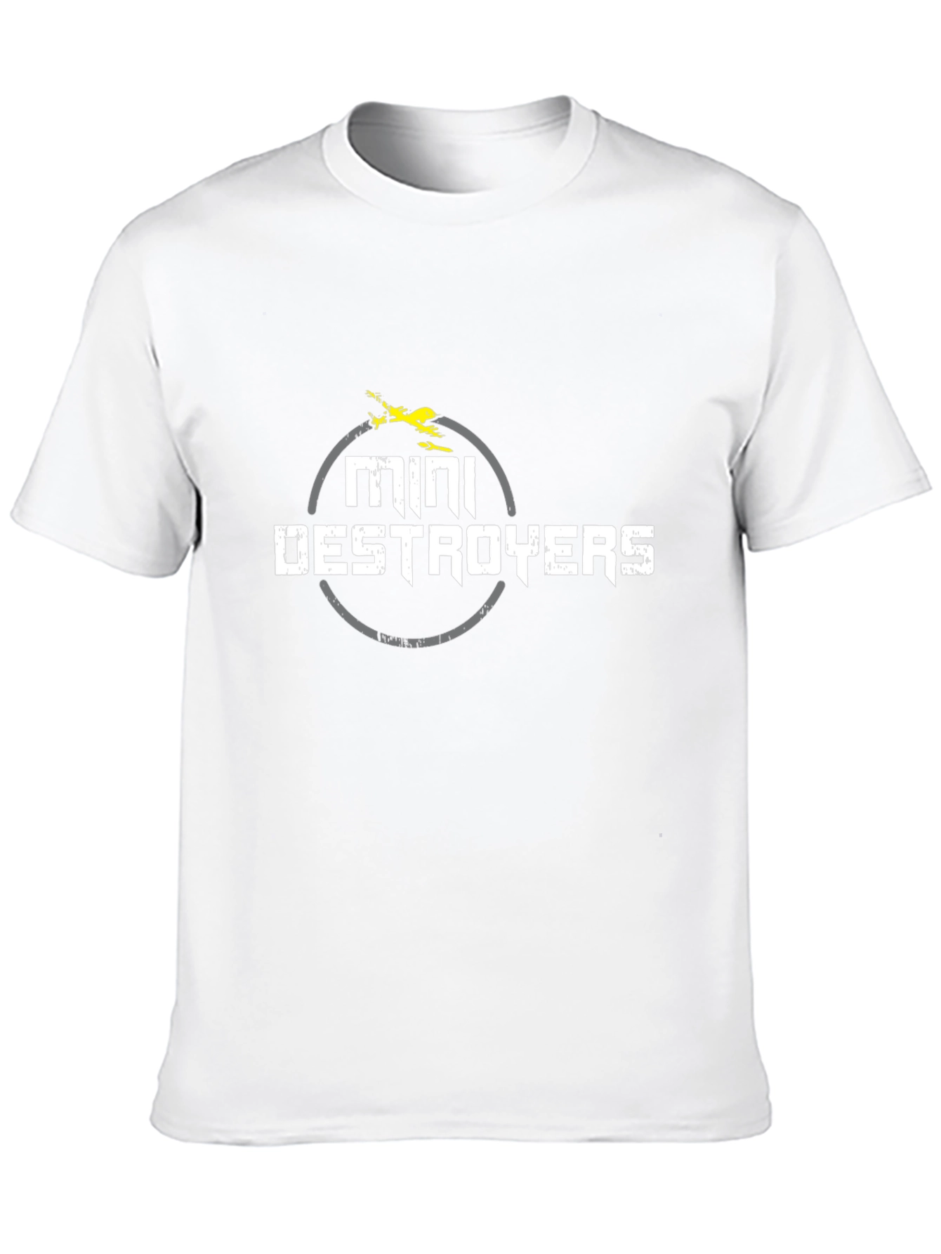 Mini Destroyers Graphic Tee - Black Crewneck T-Shirt
