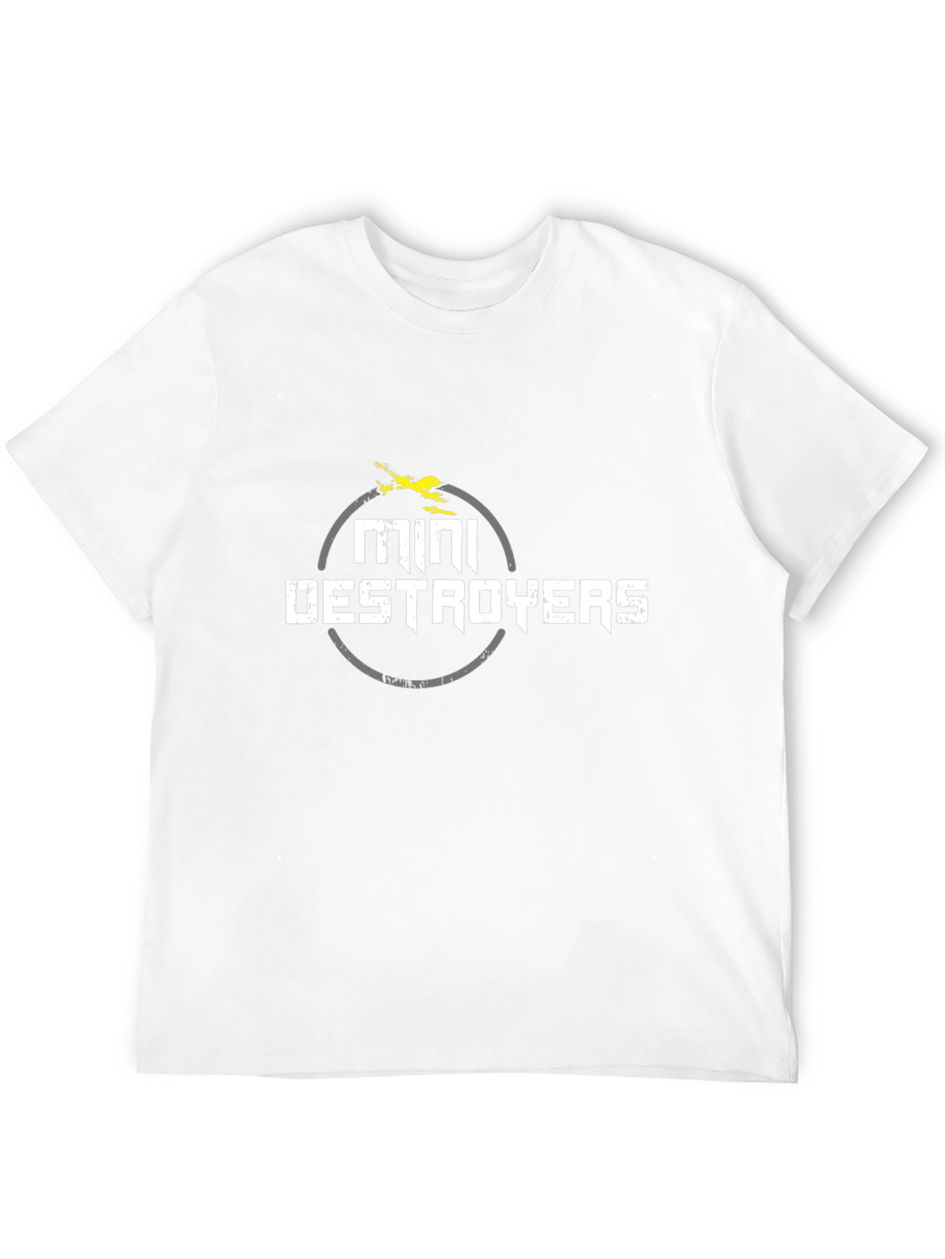 Mini Destroyers Graphic Tee - Black Crewneck T-Shirt