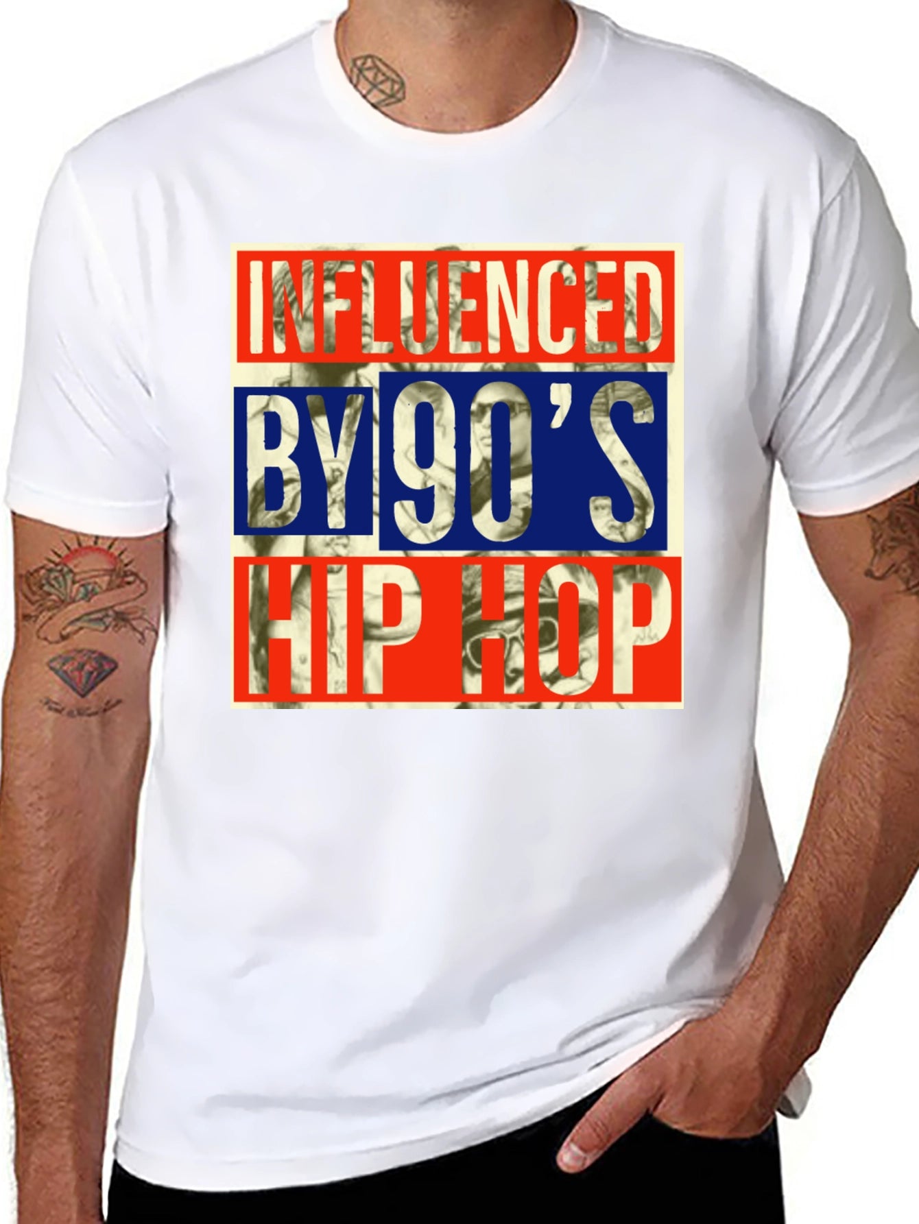 Influenced by 90s Hip Hop T-Shirt
